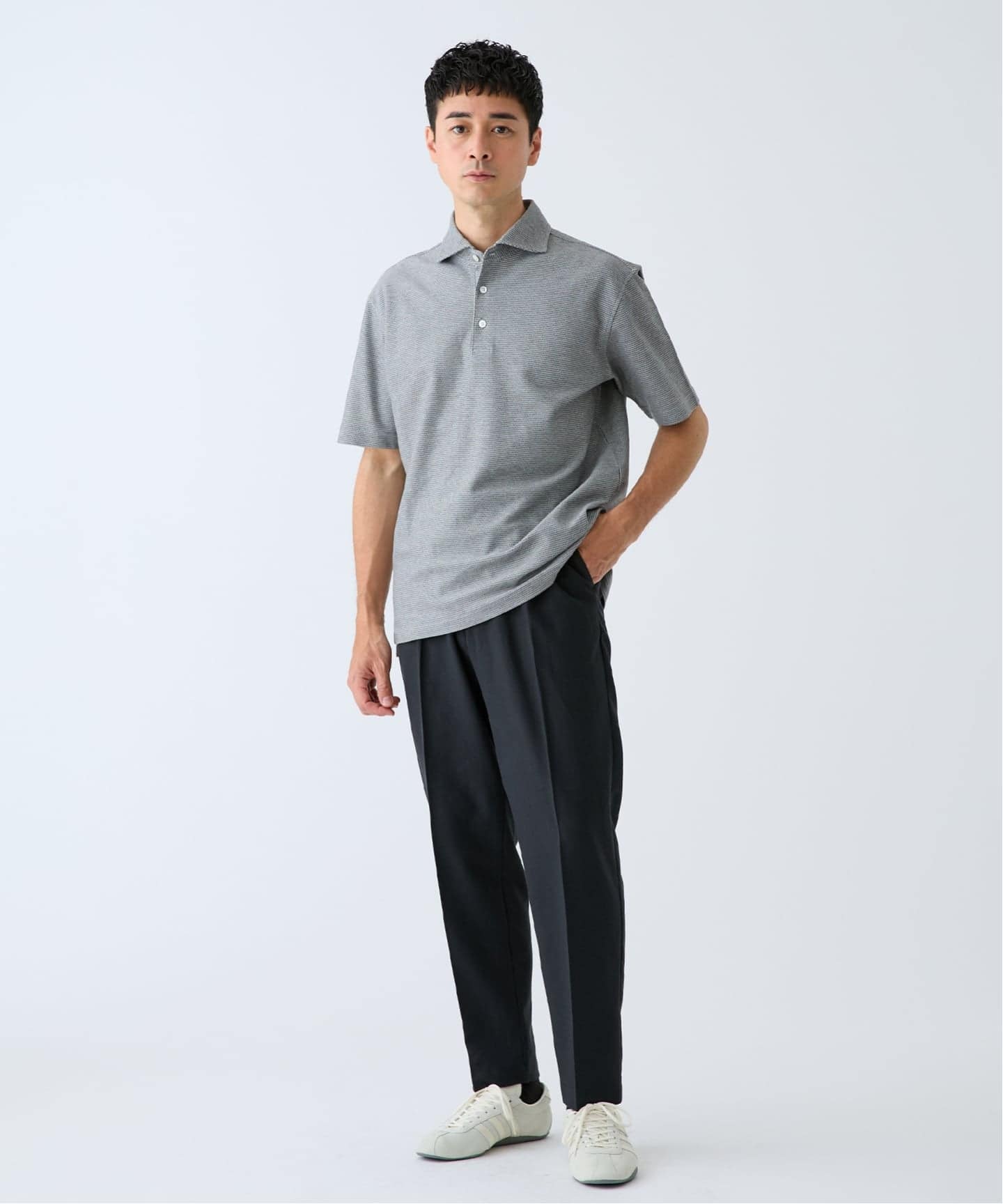 P/Li CHAMBRAY RT イージーパンツ（スラックス）｜EDIFICE