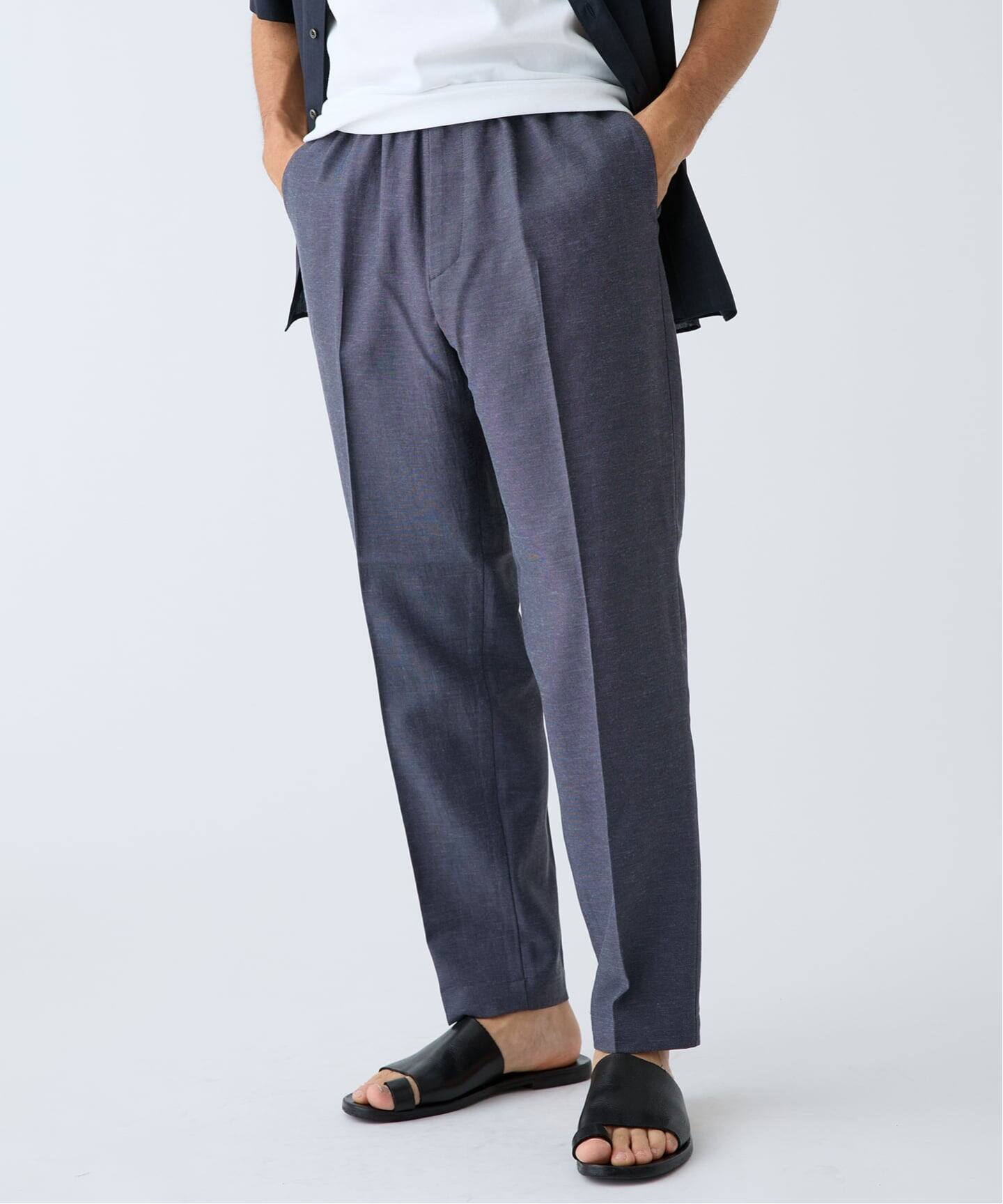 P/Li CHAMBRAY RT イージーパンツ（スラックス）｜EDIFICE
