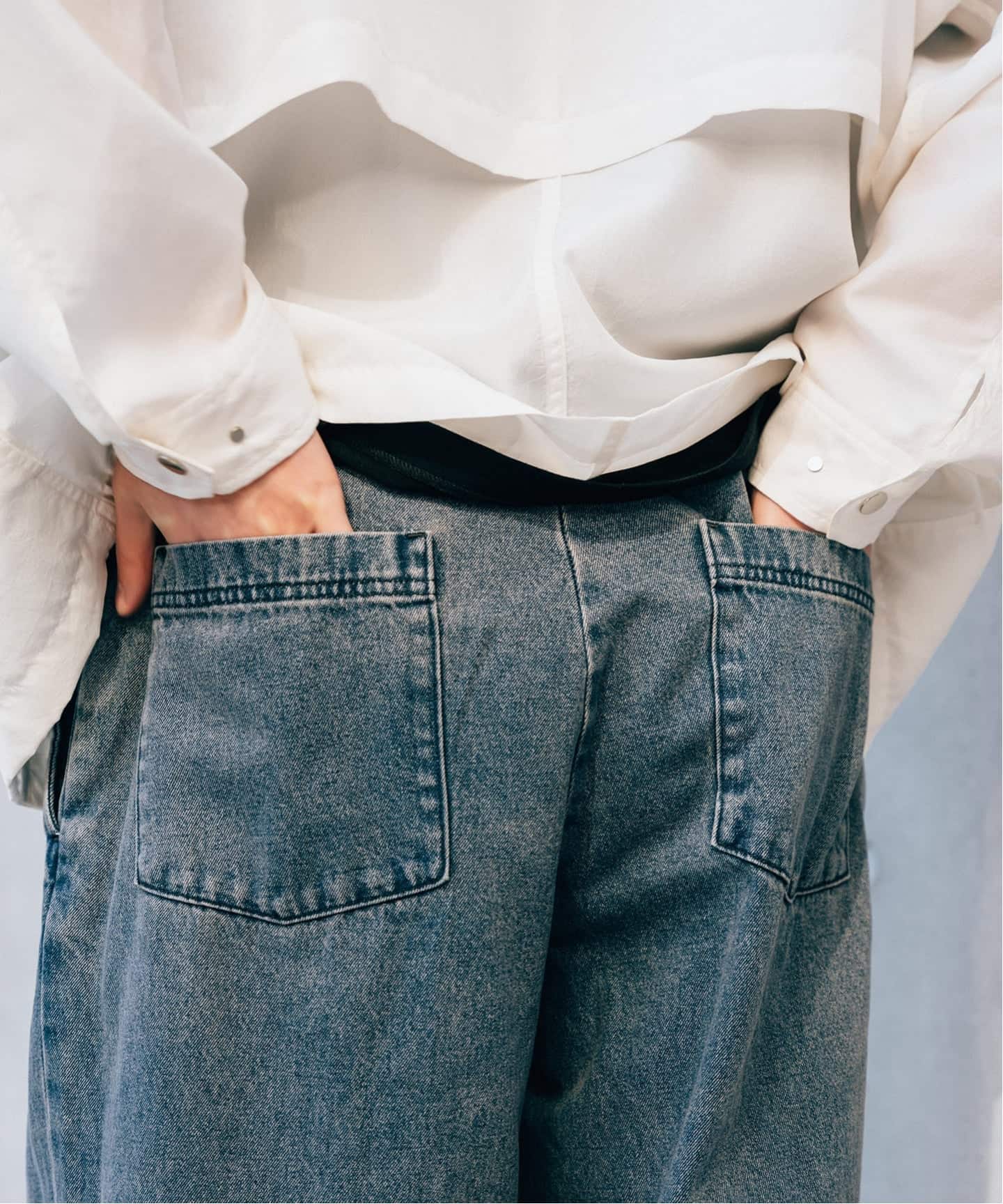 予約》LE JEAN DE EDIFICE ワイド デニム（デニムパンツ・ジーンズ