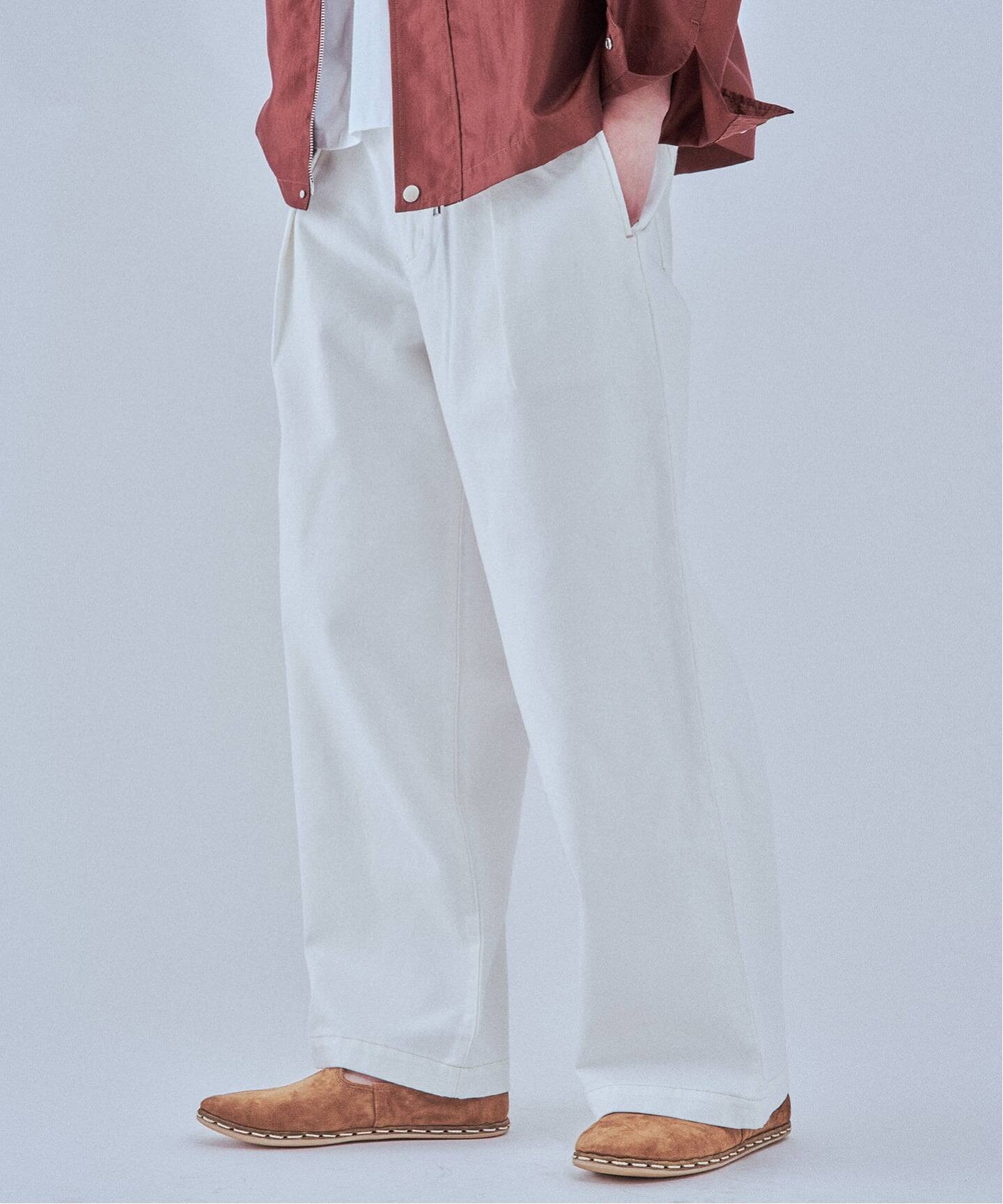 LE JEAN DE EDIFICE（タック入りデニムワイドパンツ） 予約》LE JEAN DE EDIFICE ワイド デニム（デニムパンツ・ジーンズ