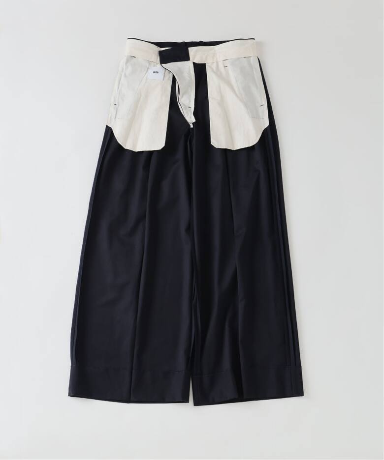 Hedie.+ Wool Back Satin Pants（その他パンツ）｜EDIFICE