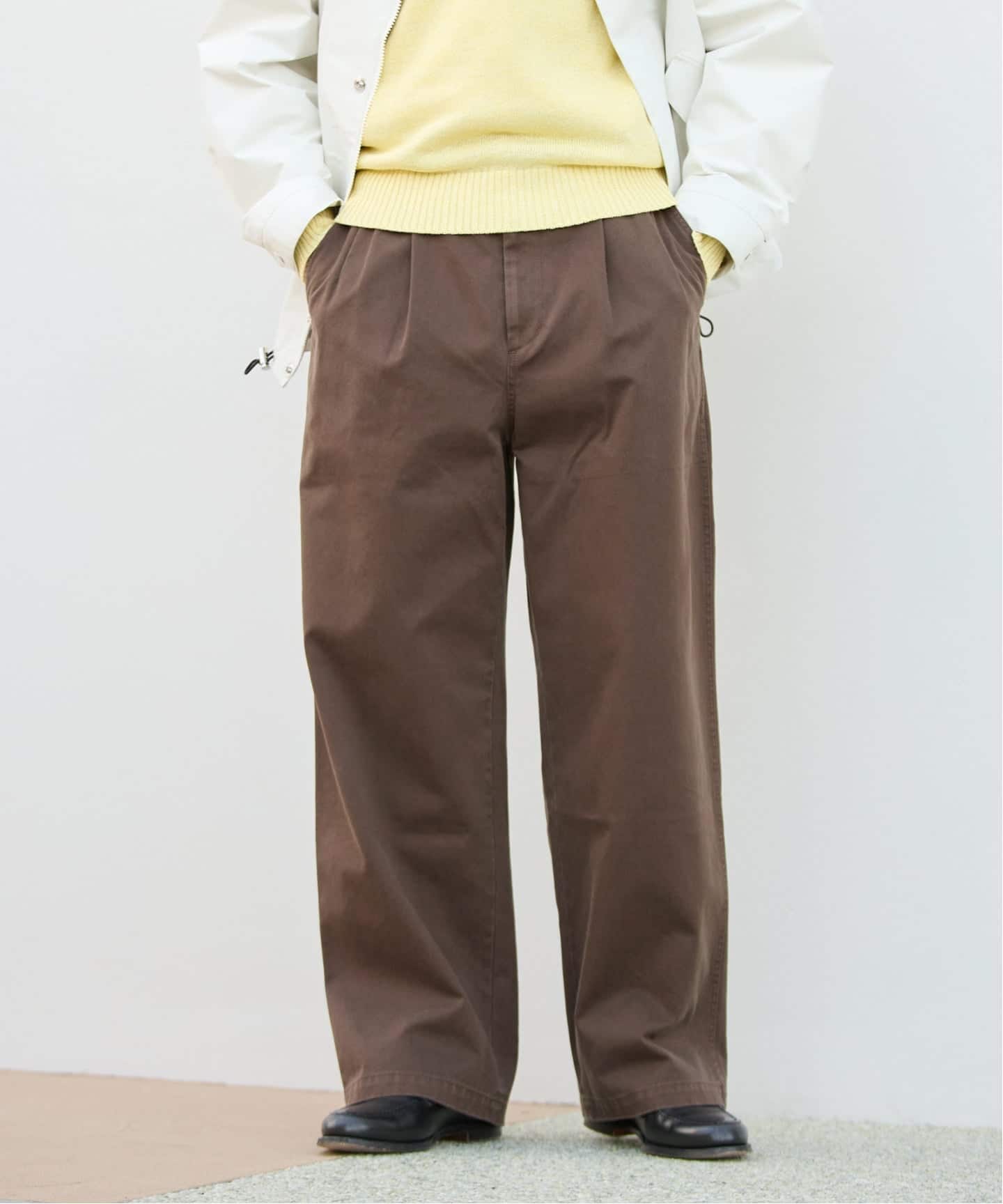 ハイカウント ツイル チノパン（チノパンツ）｜EDIFICE（エディフィス