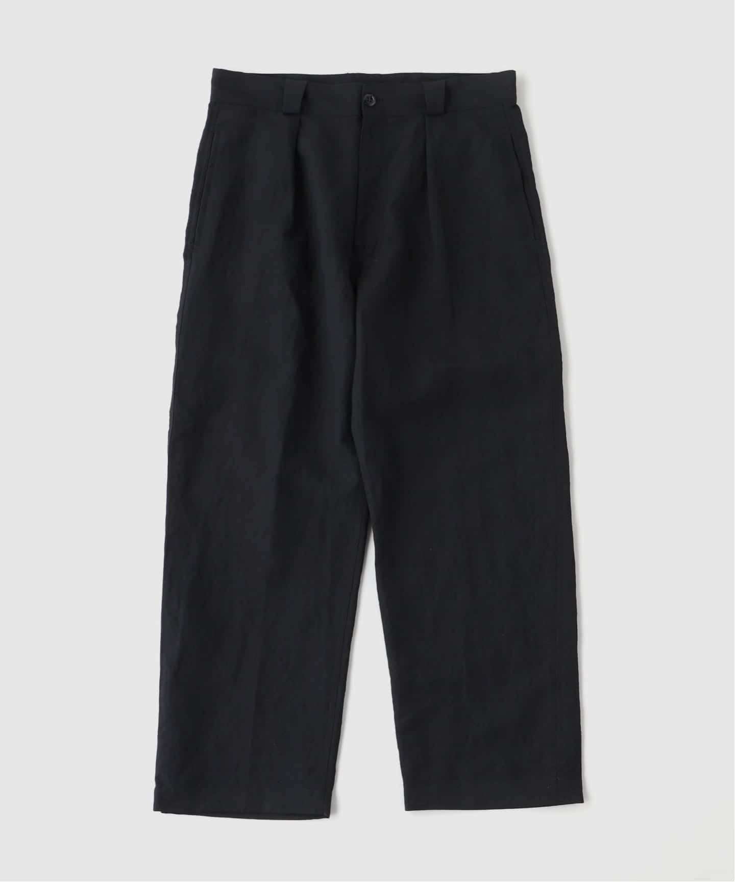 Ets. MATERIAUX ブラック チノパン ETS.MATERIAUX(マテリオ) French work trousers（スラックス