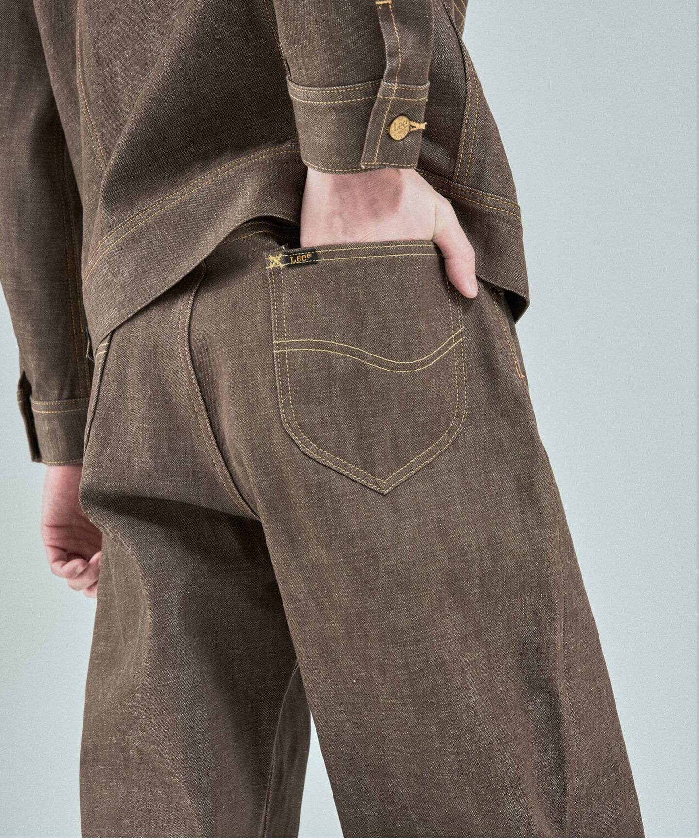 LeeLee購入-1 予約》Lee (リー) 別注 101*101-Z RIDERS RIGID デニムパンツ（デニム