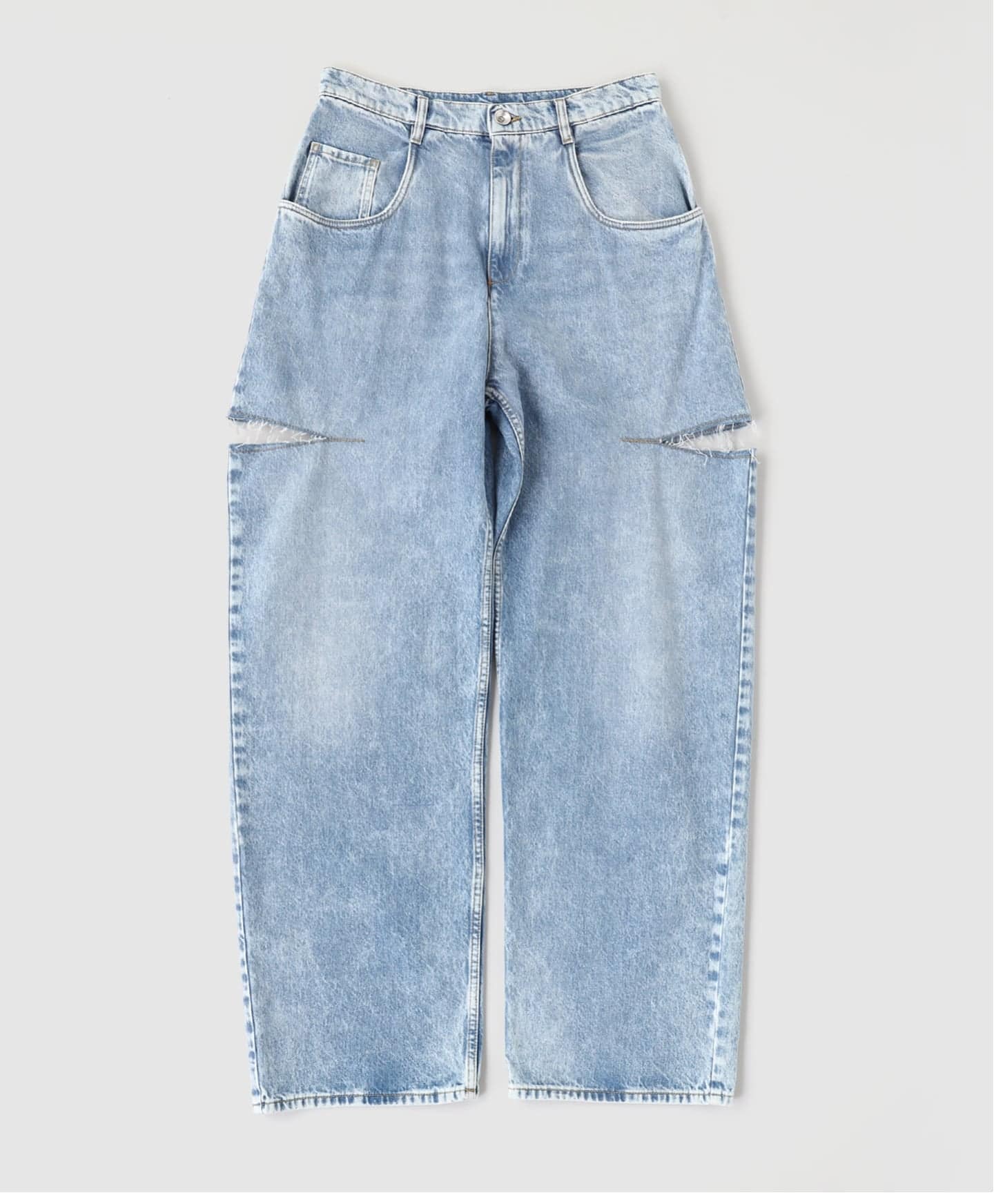 Maison Margiela メゾンマルジェラ ハーフデニムパンツ MAISON MARGIELA(メゾン マルジェラ) CUTOUT DENIM TROUSERS（デニム