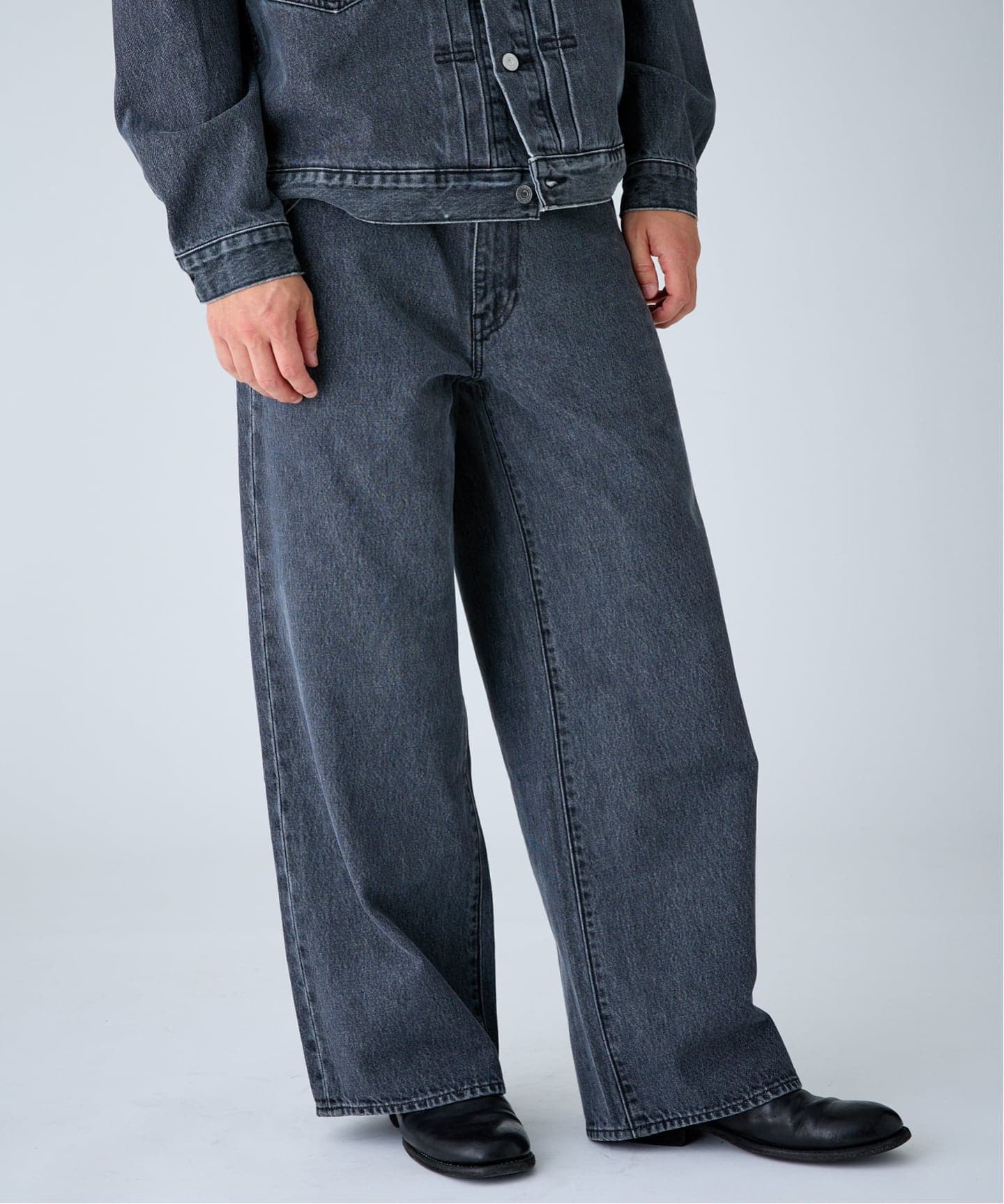 予約》Levi's(リーバイス) 別注 Baggy Wide Leg デニムパンツ（L30