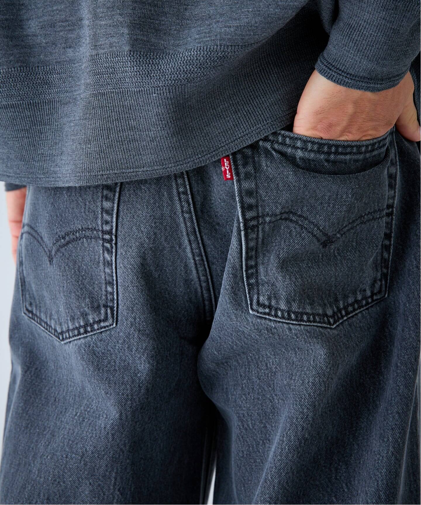 予約》Levi's(リーバイス) 別注 Baggy Wide Leg デニムパンツ（L30