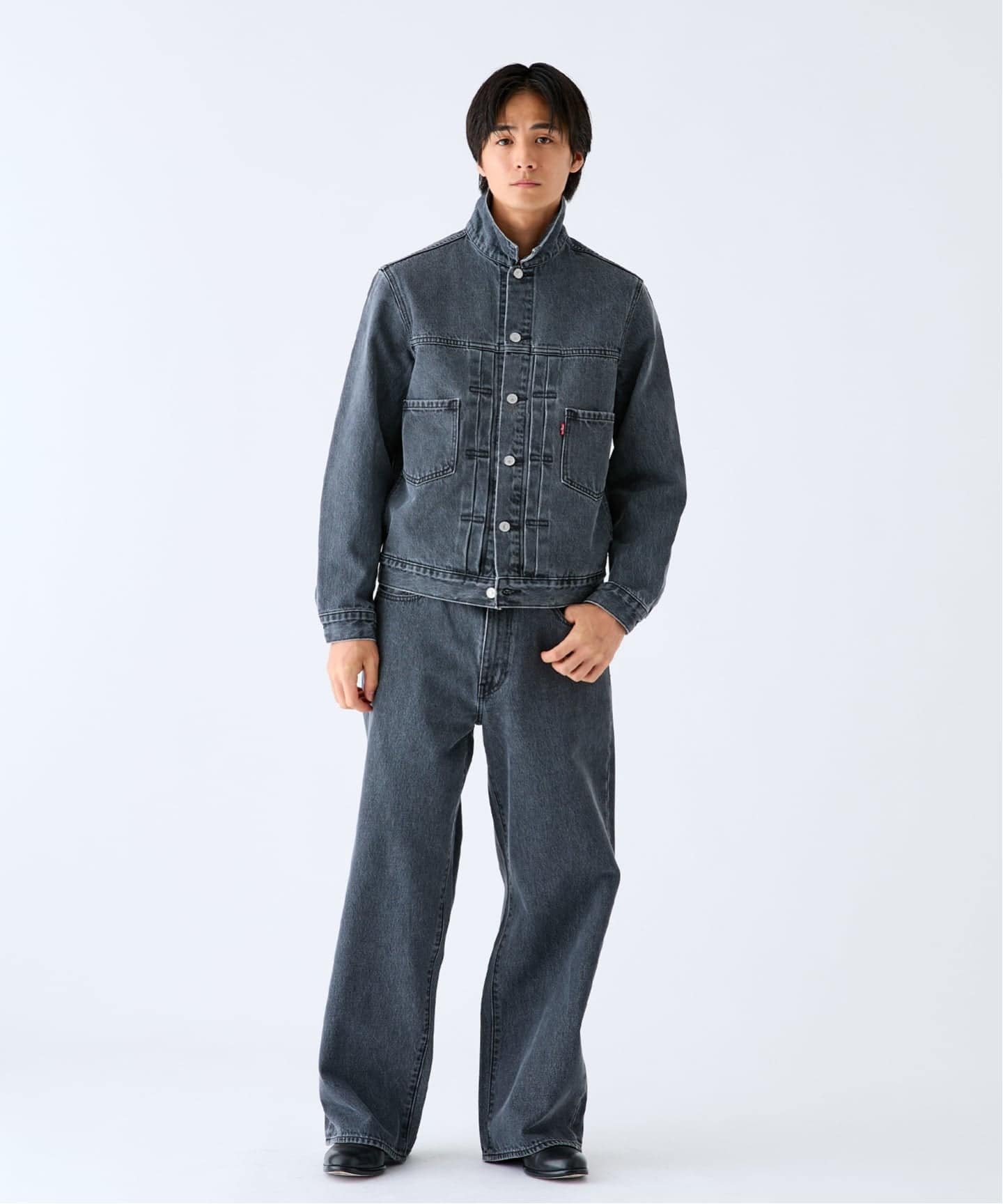 予約》Levi's(リーバイス) 別注 Baggy Wide Leg デニムパンツ（L30