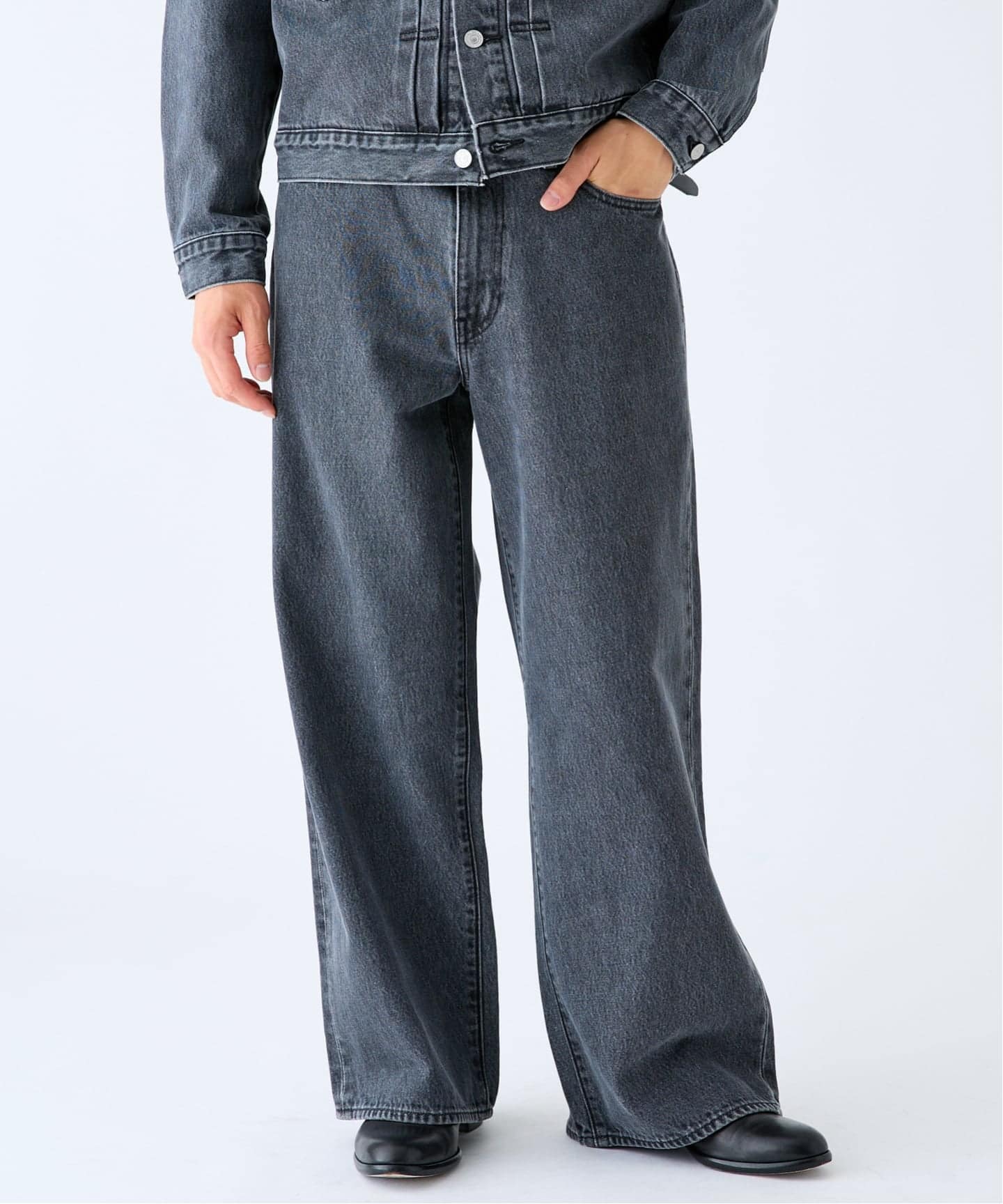 予約》Levi's(リーバイス) 別注 Baggy Wide Leg デニムパンツ（L30