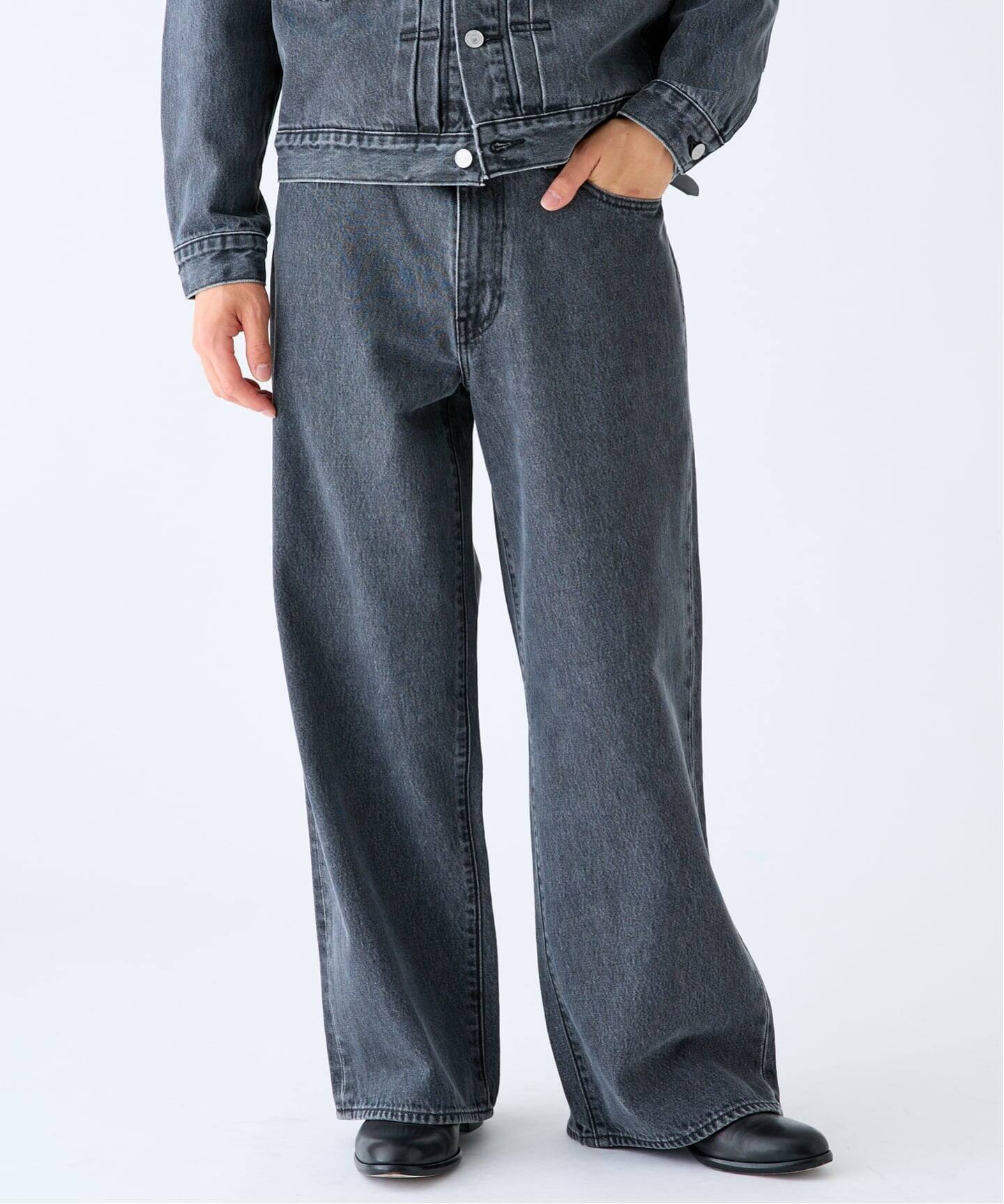 予約》Levi's(リーバイス) 別注 Baggy Wide Leg デニムパンツ（L30