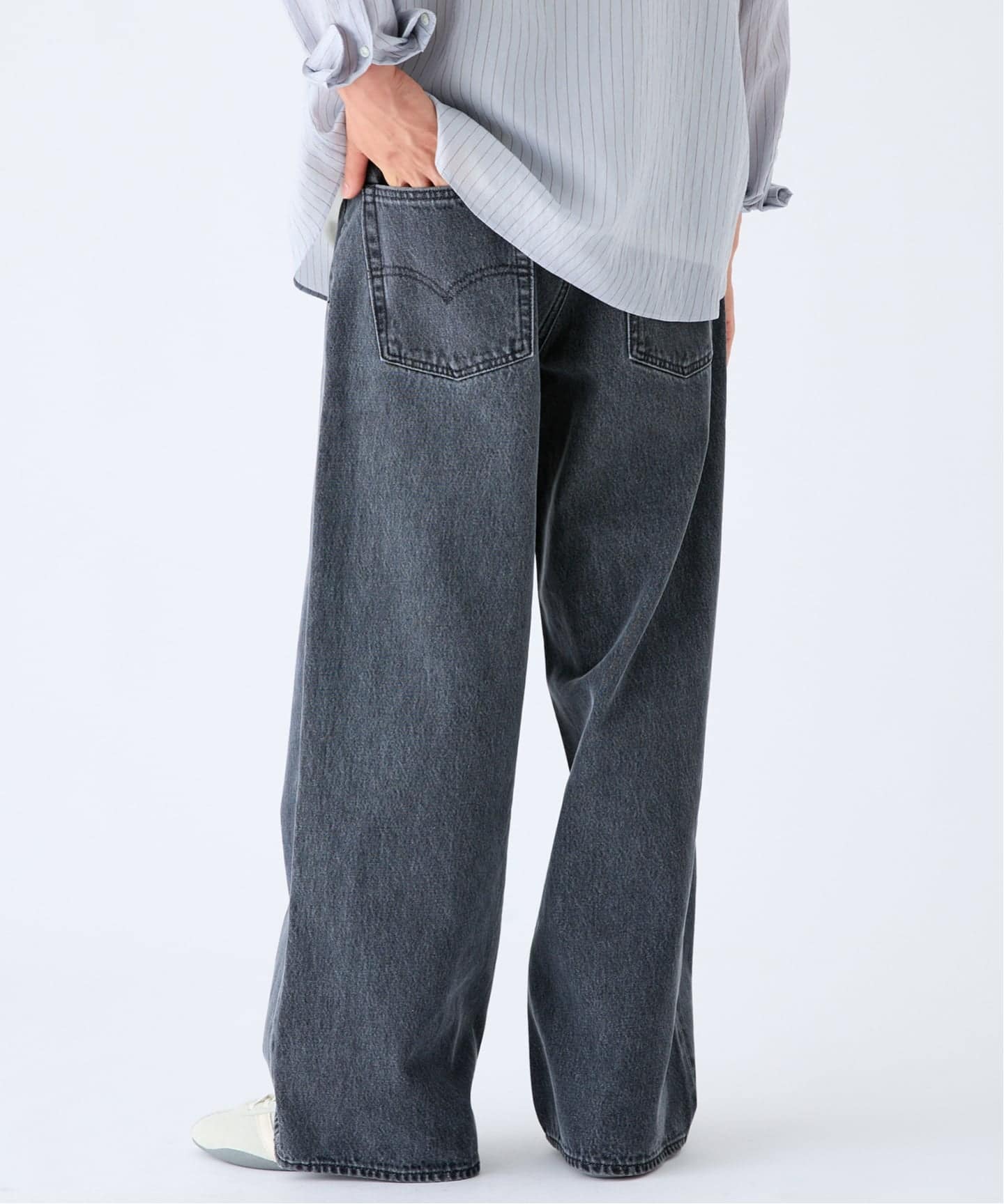 予約》Levi's(リーバイス) 別注 Baggy Wide Leg デニムパンツ（L30