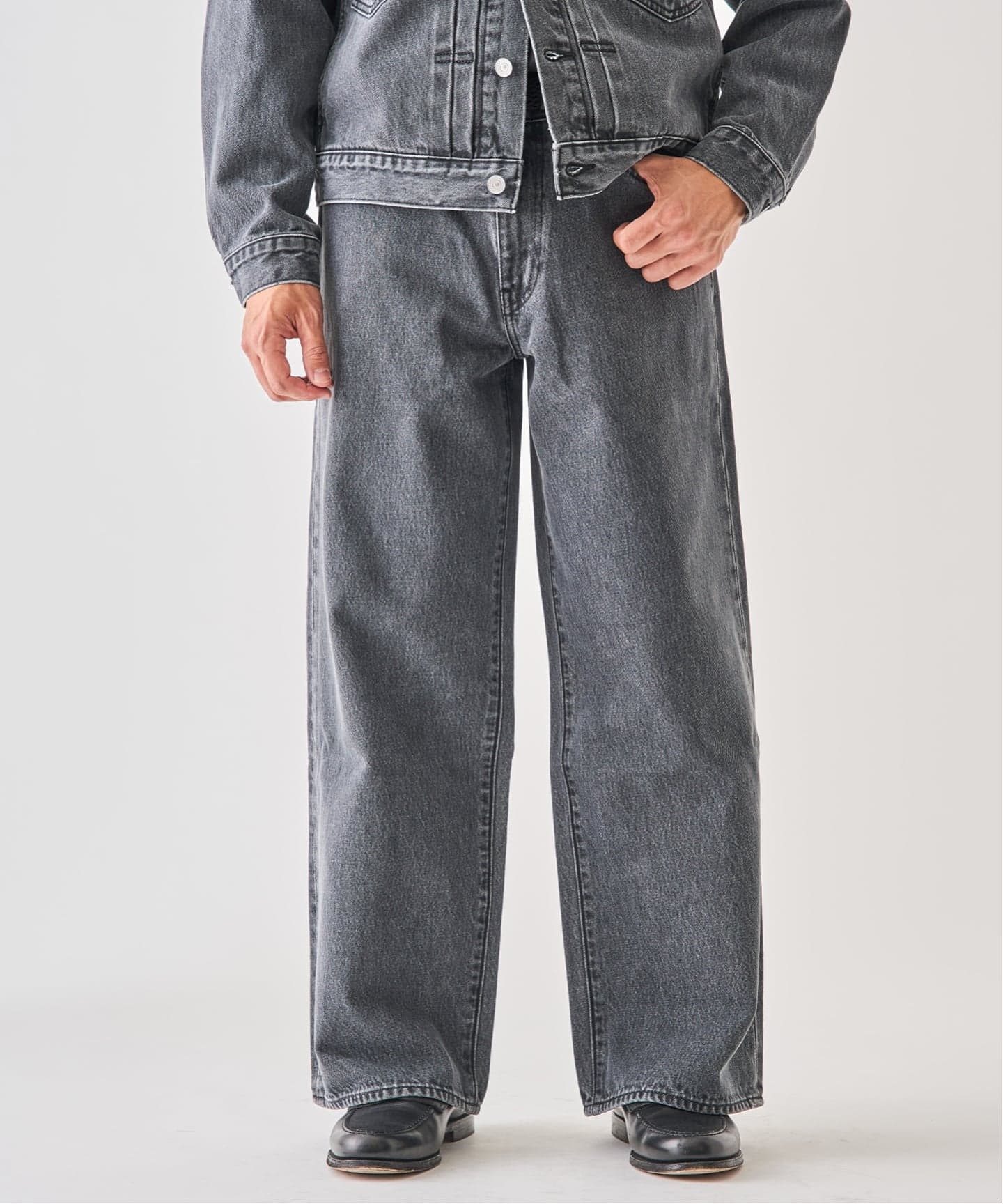予約》Levi's(リーバイス) 別注 Baggy Wide Leg デニムパンツ（L30
