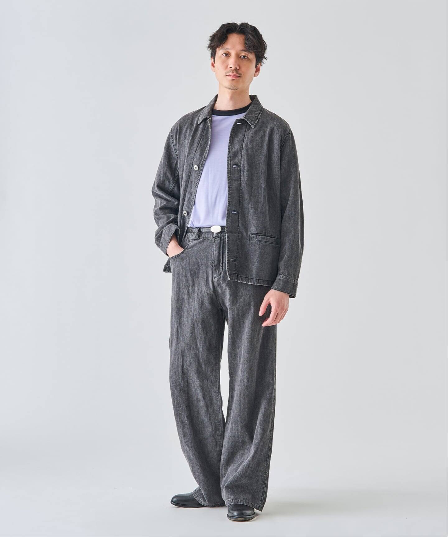 SEYA.(セヤ) 別注 GROUND PANTS LINEN DENIM（デニムパンツ・ジーンズ