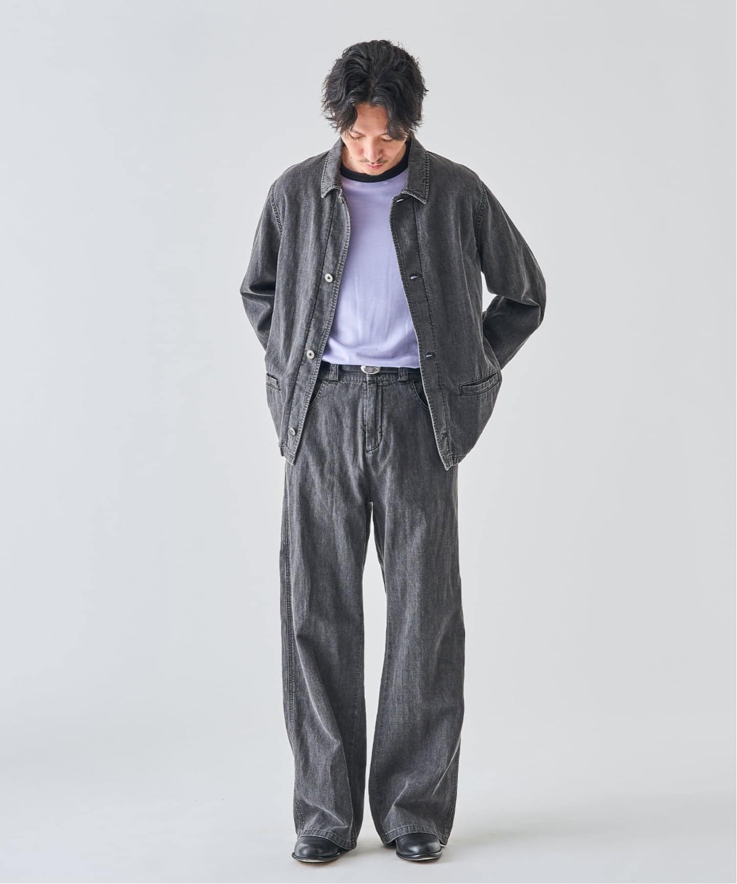 SEYA.(セヤ) 別注 GROUND PANTS LINEN DENIM（デニムパンツ・ジーンズ