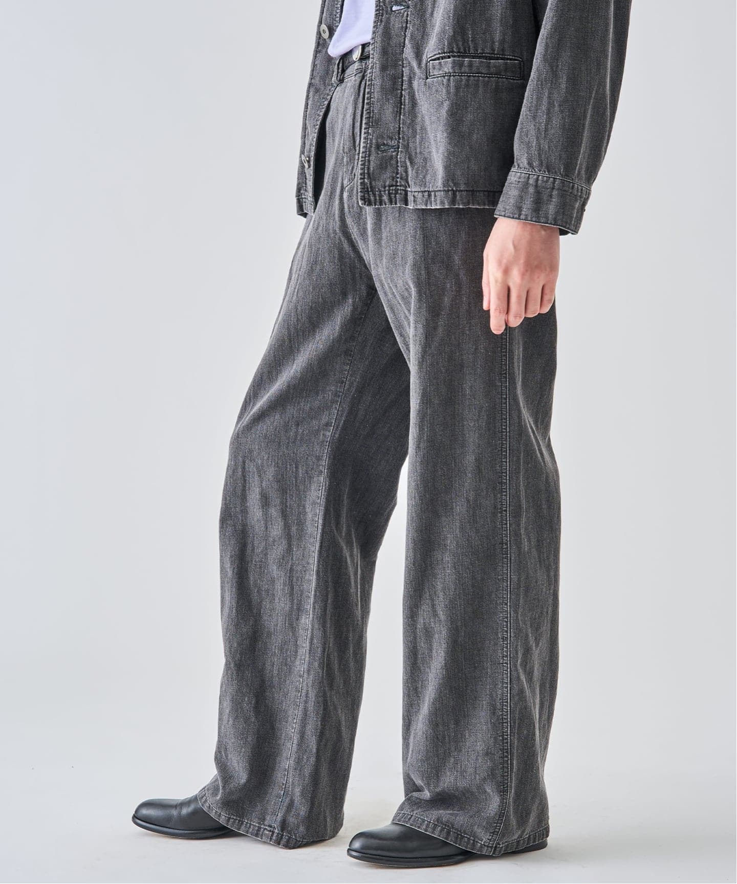 SEYA.(セヤ) 別注 GROUND PANTS LINEN DENIM（デニムパンツ・ジーンズ