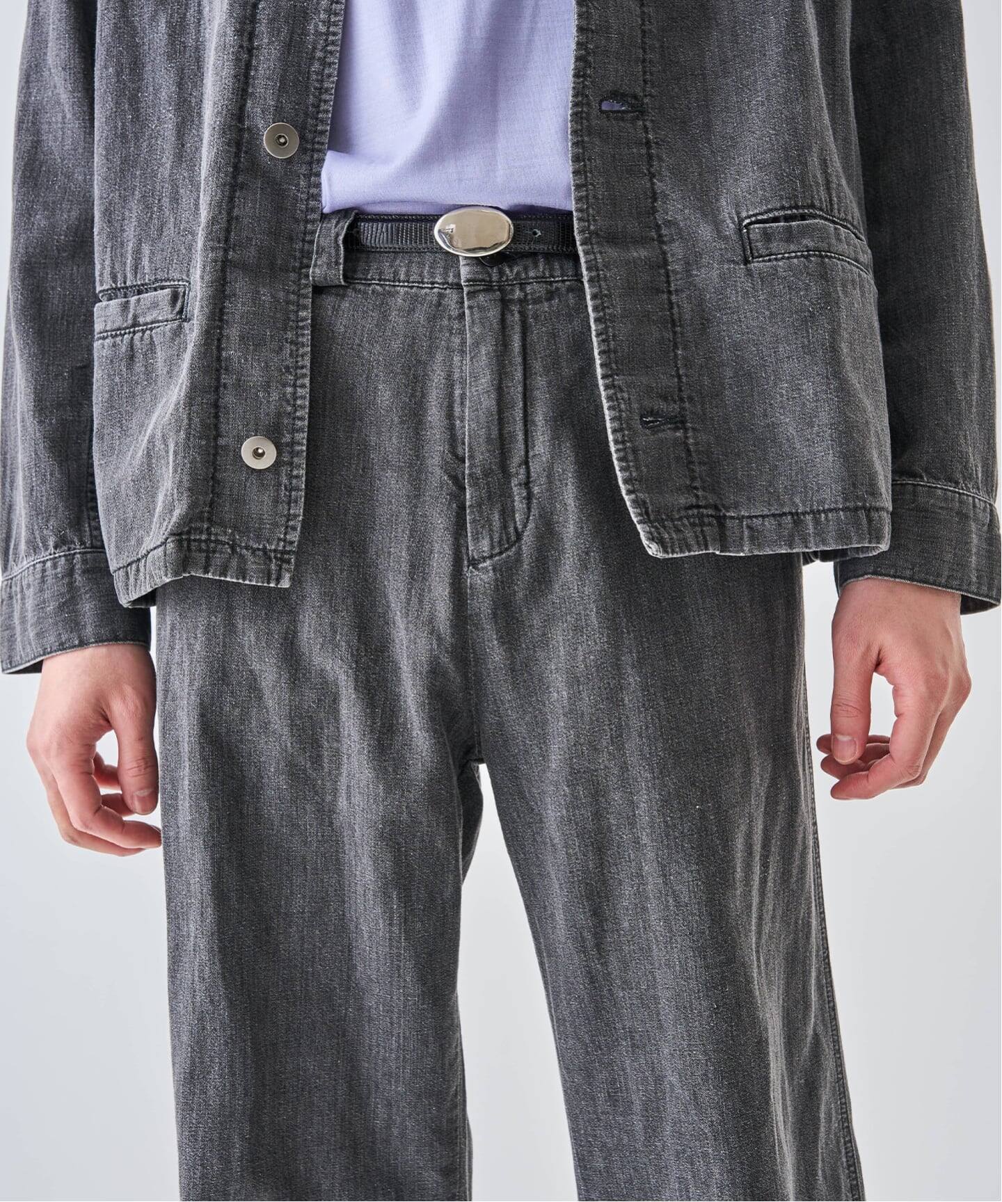 SEYA.(セヤ) 別注 GROUND PANTS LINEN DENIM（デニムパンツ・ジーンズ