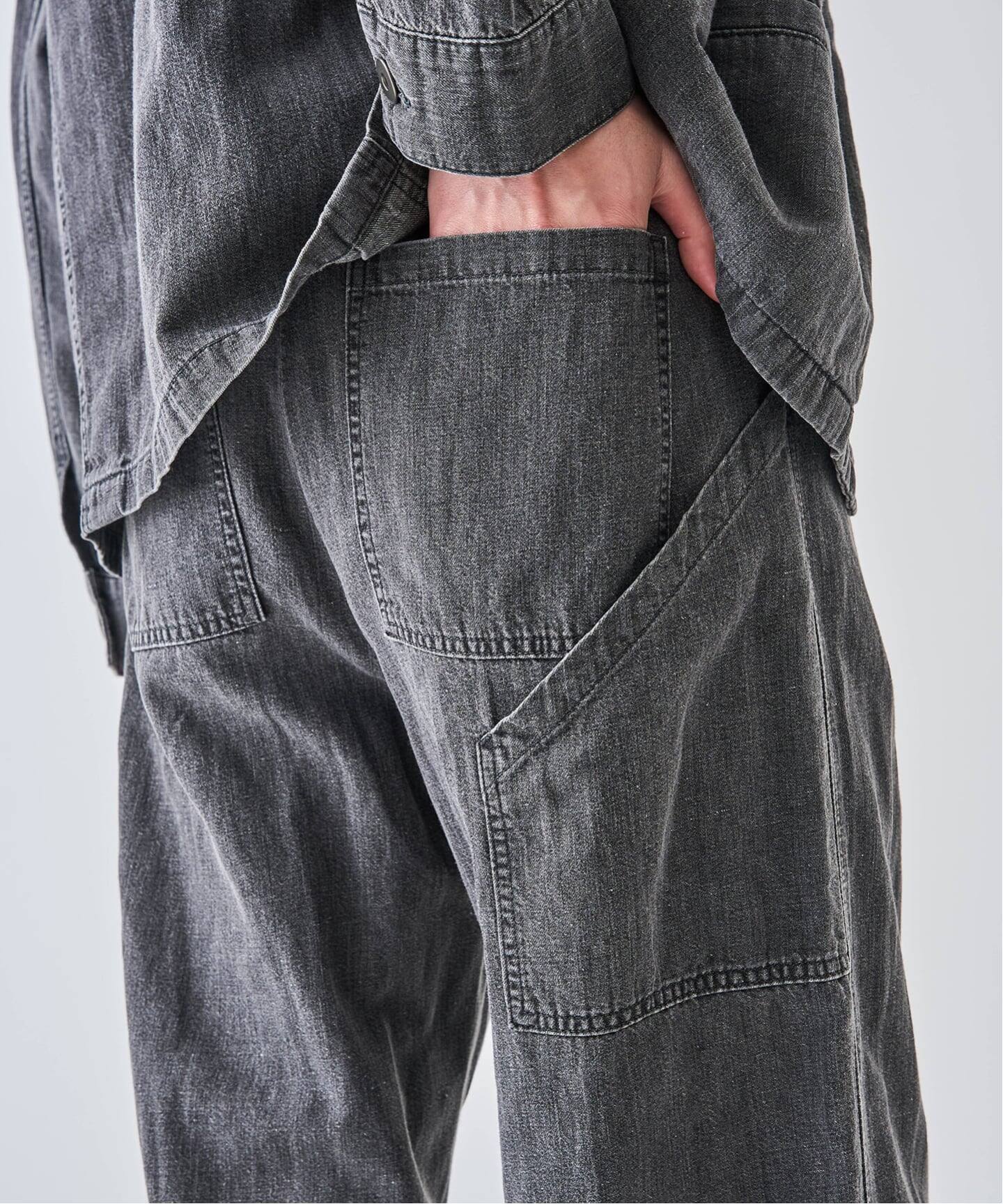 SEYA.(セヤ) 別注 GROUND PANTS LINEN DENIM（デニムパンツ・ジーンズ