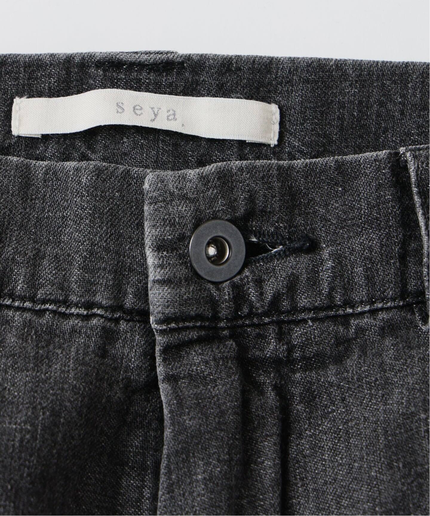 SEYA.(セヤ) 別注 GROUND PANTS LINEN DENIM（デニムパンツ・ジーンズ