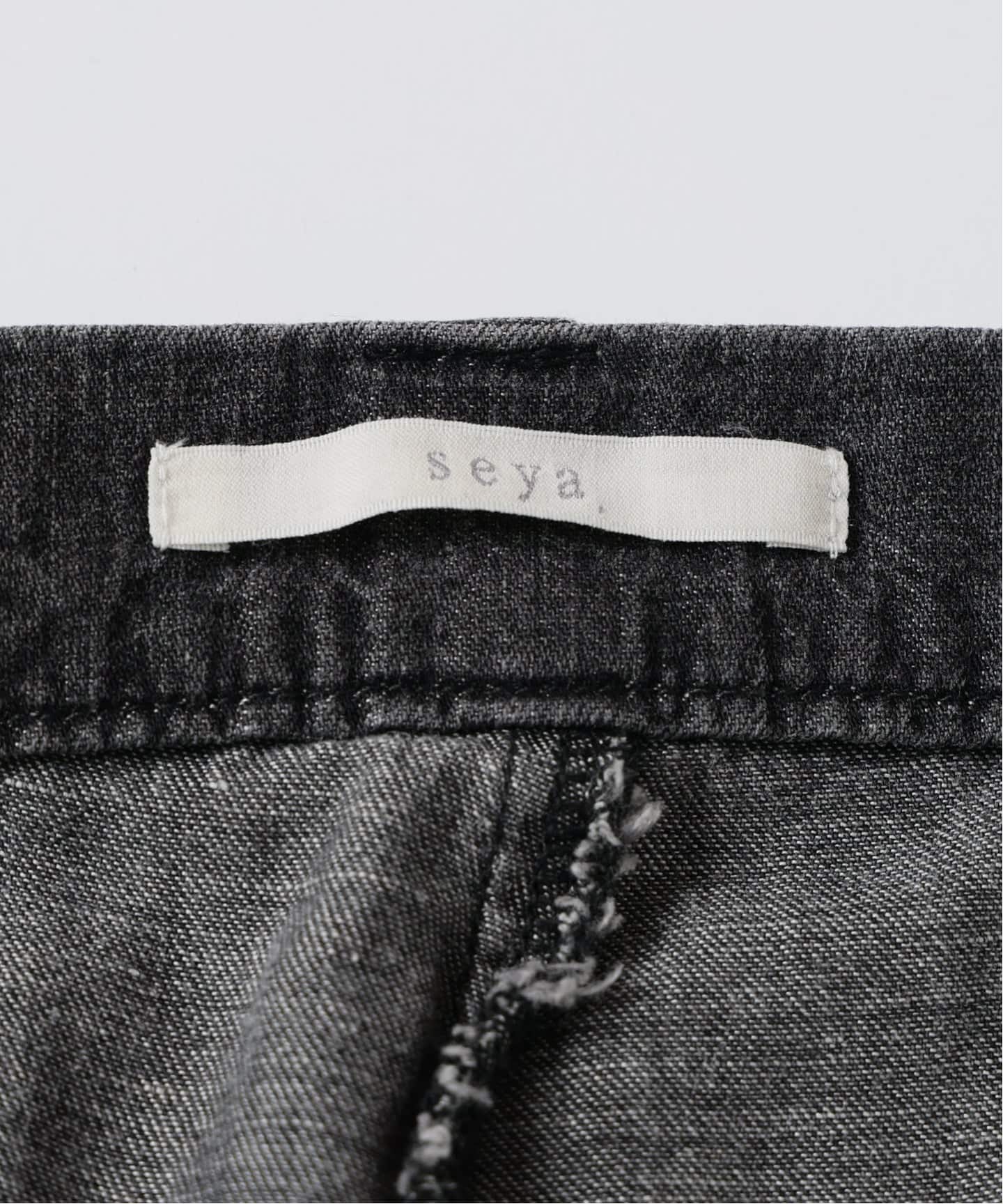 SEYA.(セヤ) 別注 GROUND PANTS LINEN DENIM（デニムパンツ・ジーンズ