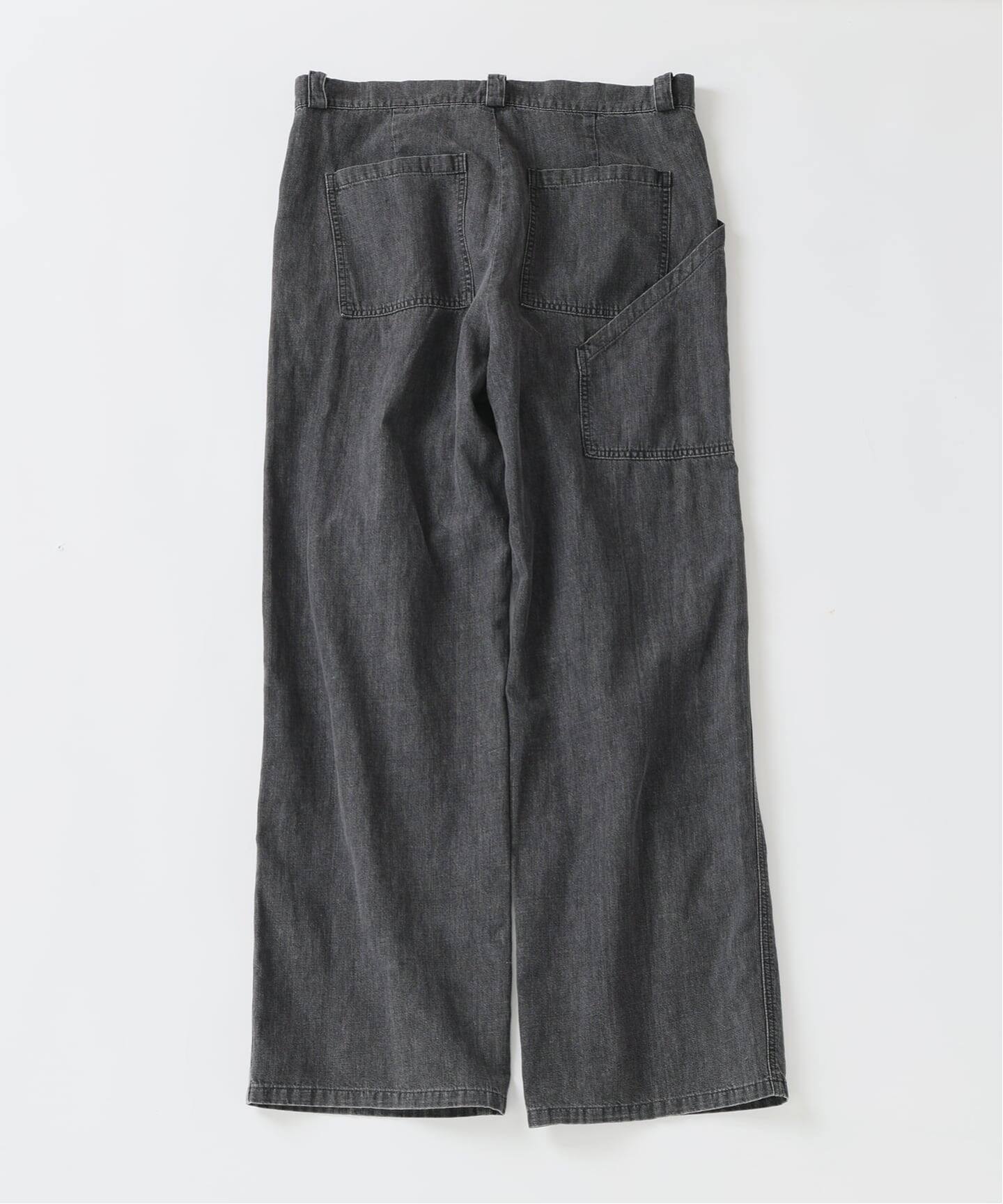 予約》SEYA.(セヤ) 別注 GROUND PANTS LINEN DENIM（デニムパンツ