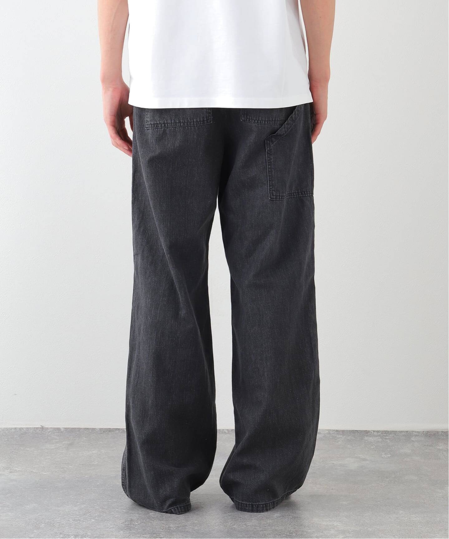 Seya デニムパンツ SEYA.(セヤ) 別注 GROUND PANTS LINEN DENIM（デニムパンツ・ジーンズ