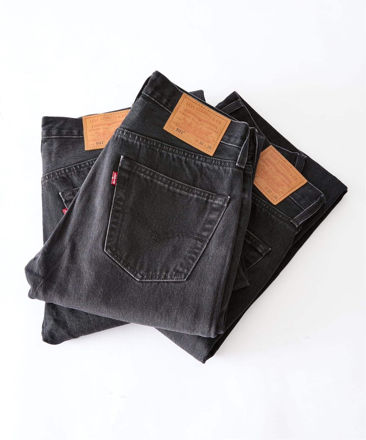 LEVI'S 501 EDIFICE別注 w33 l28 予約》LEVI'S(R)/リーバイス 別注 501 ブラック（L28）（デニムパンツ