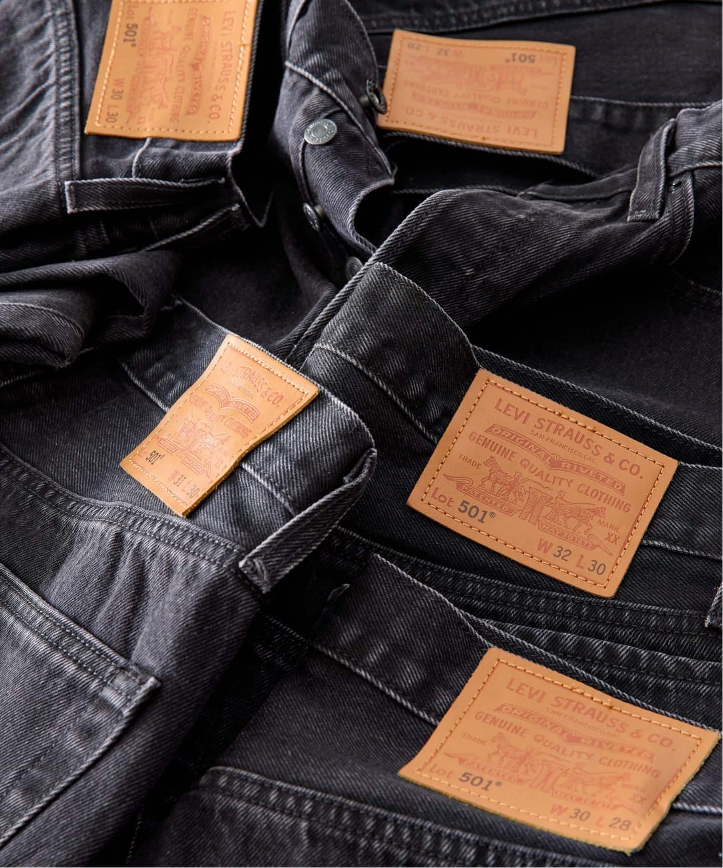 【専用】EDIFICELevi’s別注501(R) ORIGINAL L30 予約》LEVI'S(R)/リーバイス(R) 別注 501 ブラック（L30）（デニム