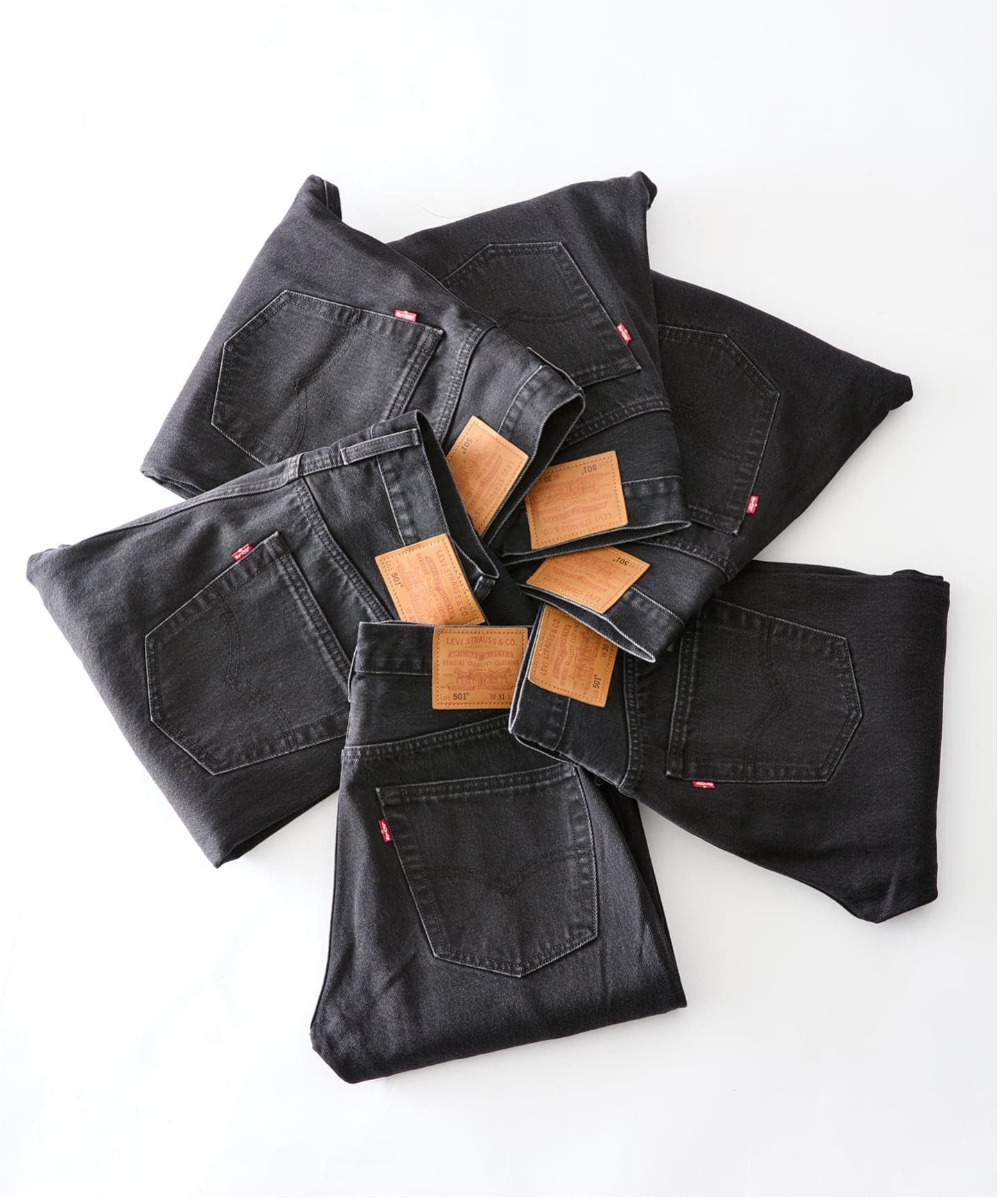 予約》LEVI'S(R)/リーバイス(R) 別注 501 ブラック（L30）（デニム