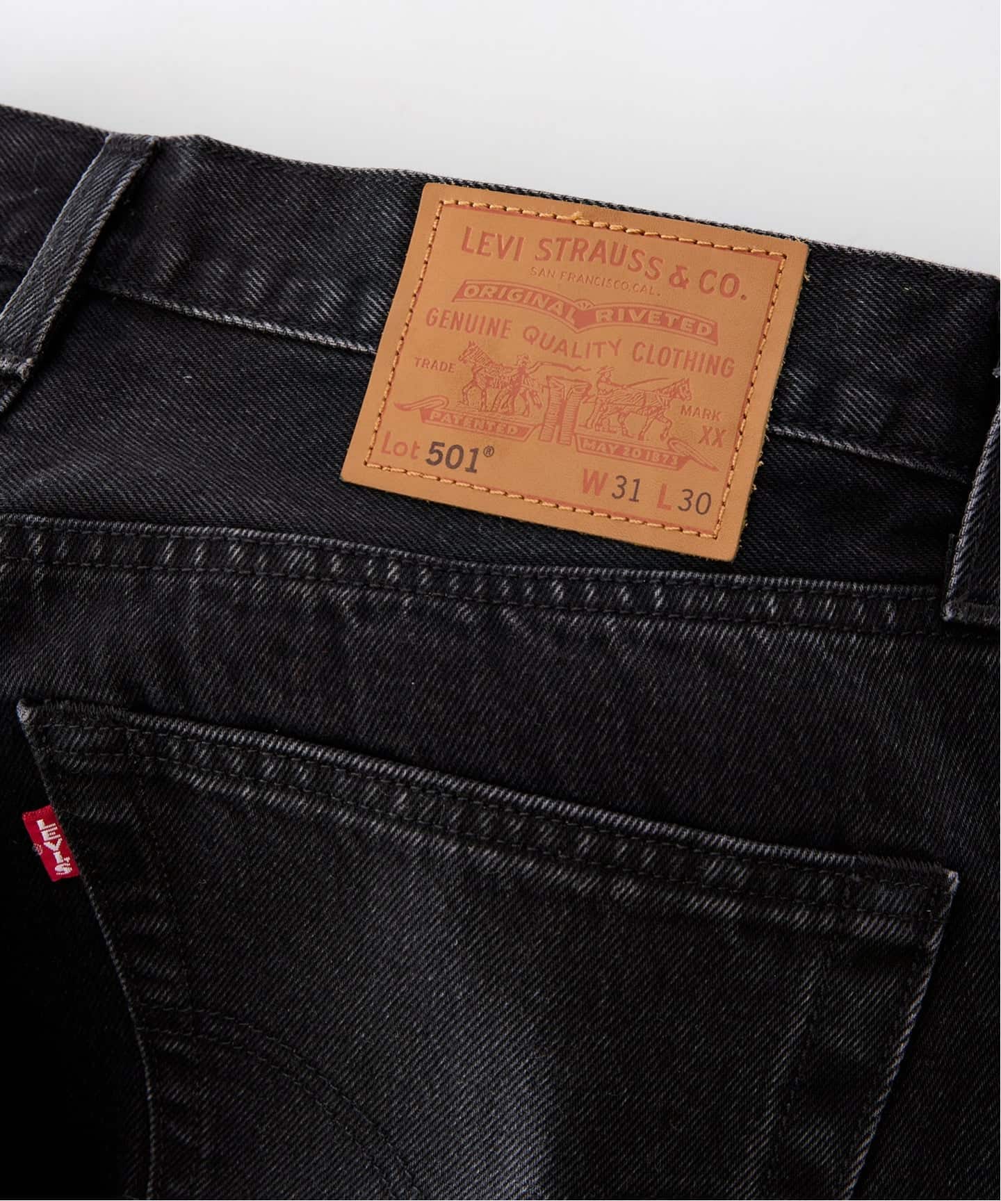 予約》LEVI'S(R)/リーバイス(R) 別注 501 ブラック（L30）（デニム