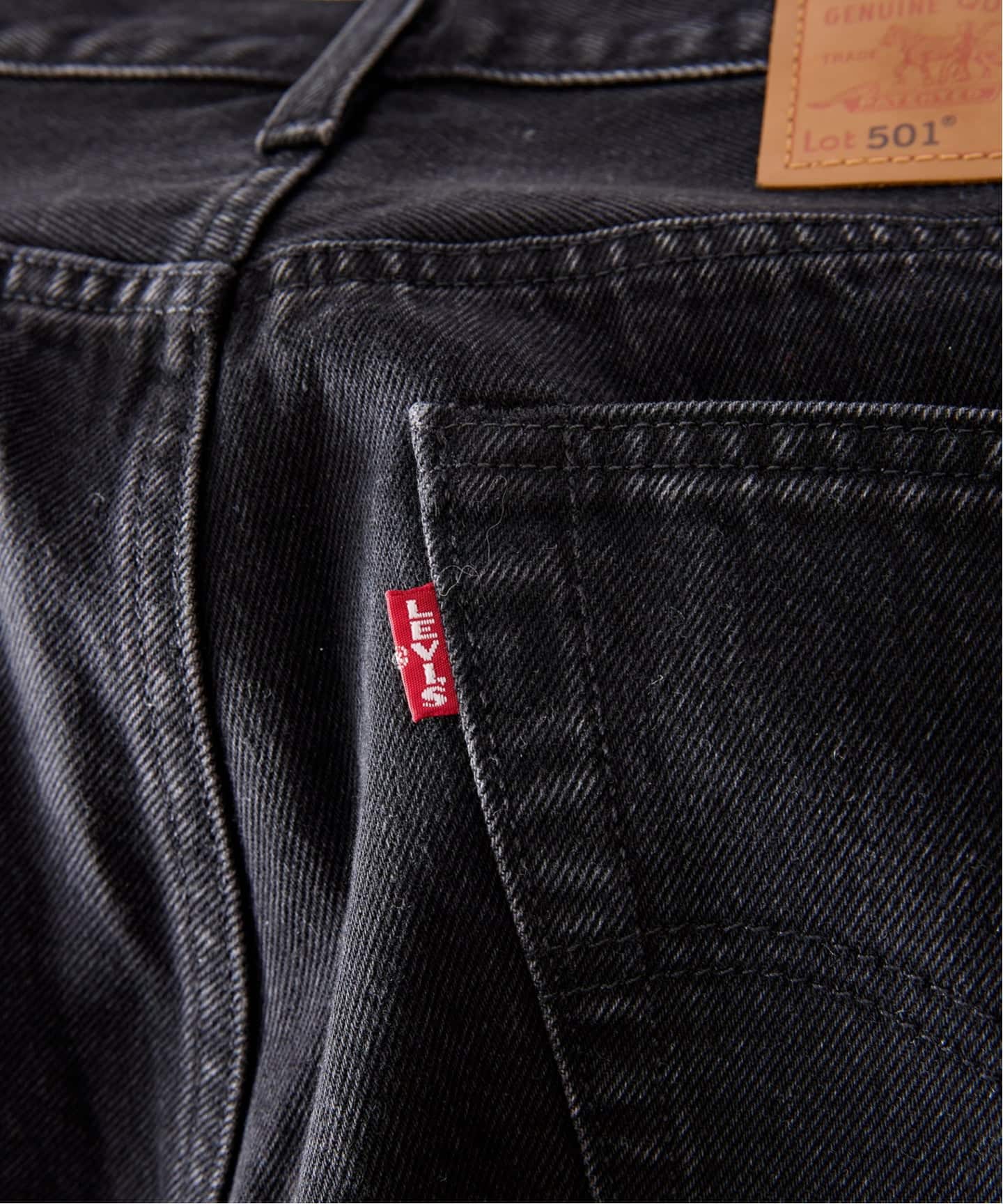 予約》LEVI'S(R)/リーバイス(R) 別注 501 ブラック（L30）（デニム