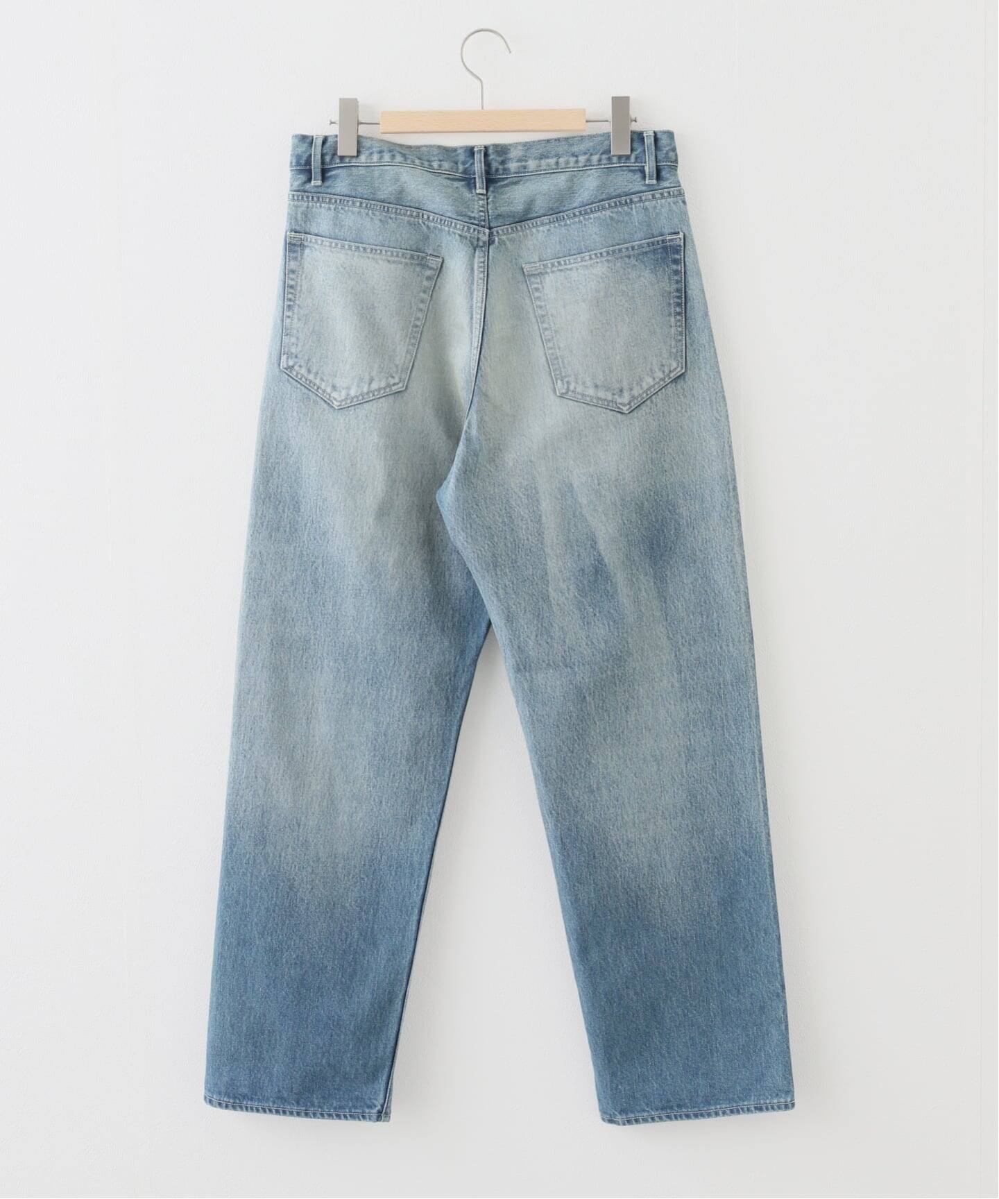 AURALEE (オーラリー) SELVEDGE FADED HEAVY DENIM WIDE（デニムパンツ 