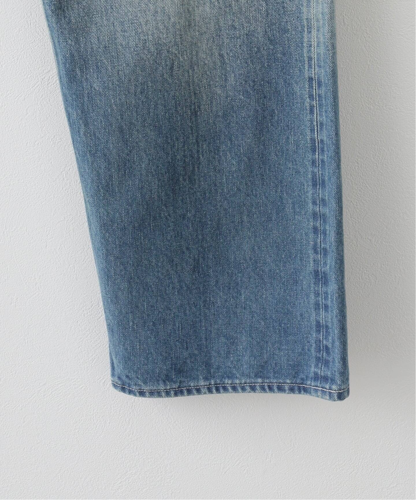 AURALEE (オーラリー) SELVEDGE FADED HEAVY DENIM WIDE（デニムパンツ