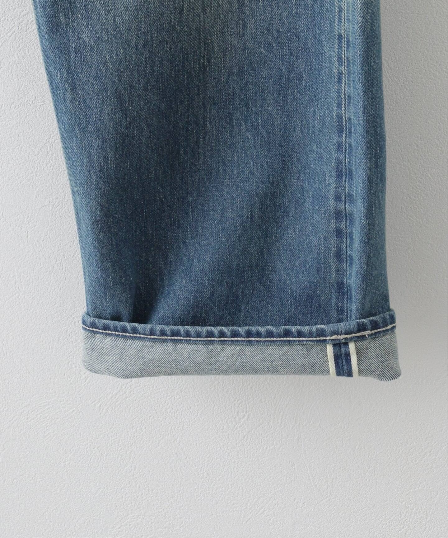 AURALEE (オーラリー) SELVEDGE FADED HEAVY DENIM WIDE（デニムパンツ