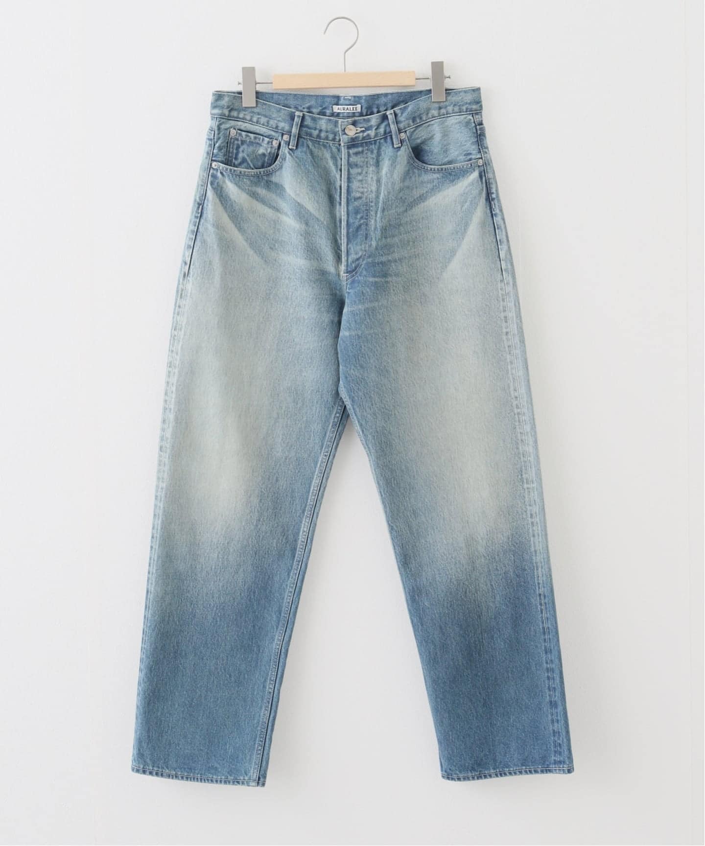 AURALEE (オーラリー) SELVEDGE FADED HEAVY DENIM WIDE（デニムパンツ