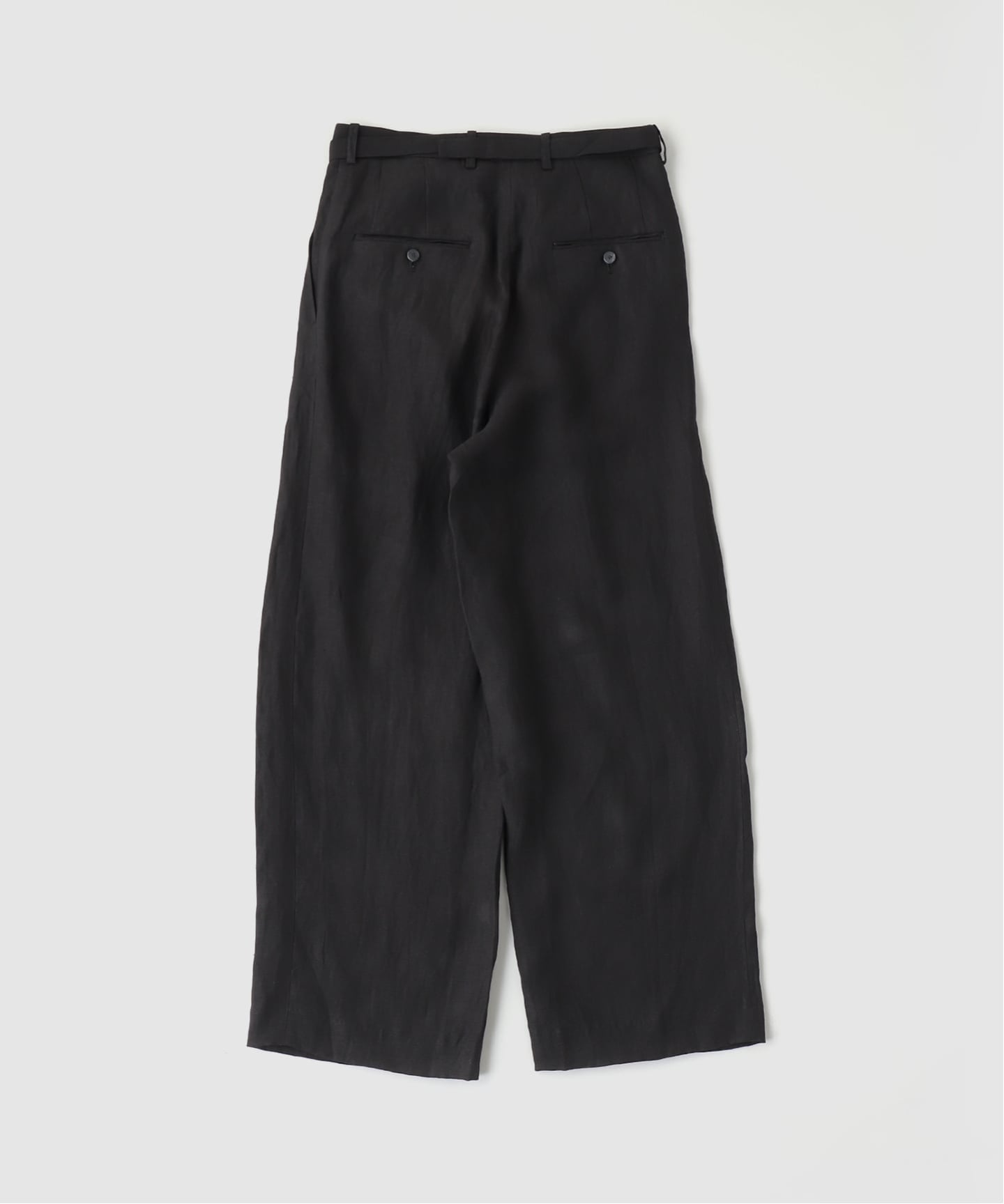 m's braque (エムズ ブラック) BELTED TACK BAGGY PANTS（その他パンツ
