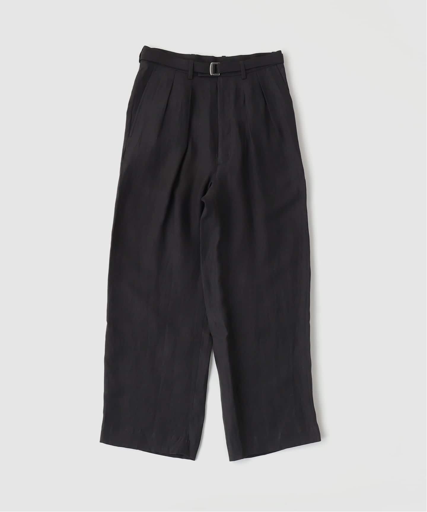m's braque (エムズ ブラック) BELTED TACK BAGGY PANTS（その他パンツ