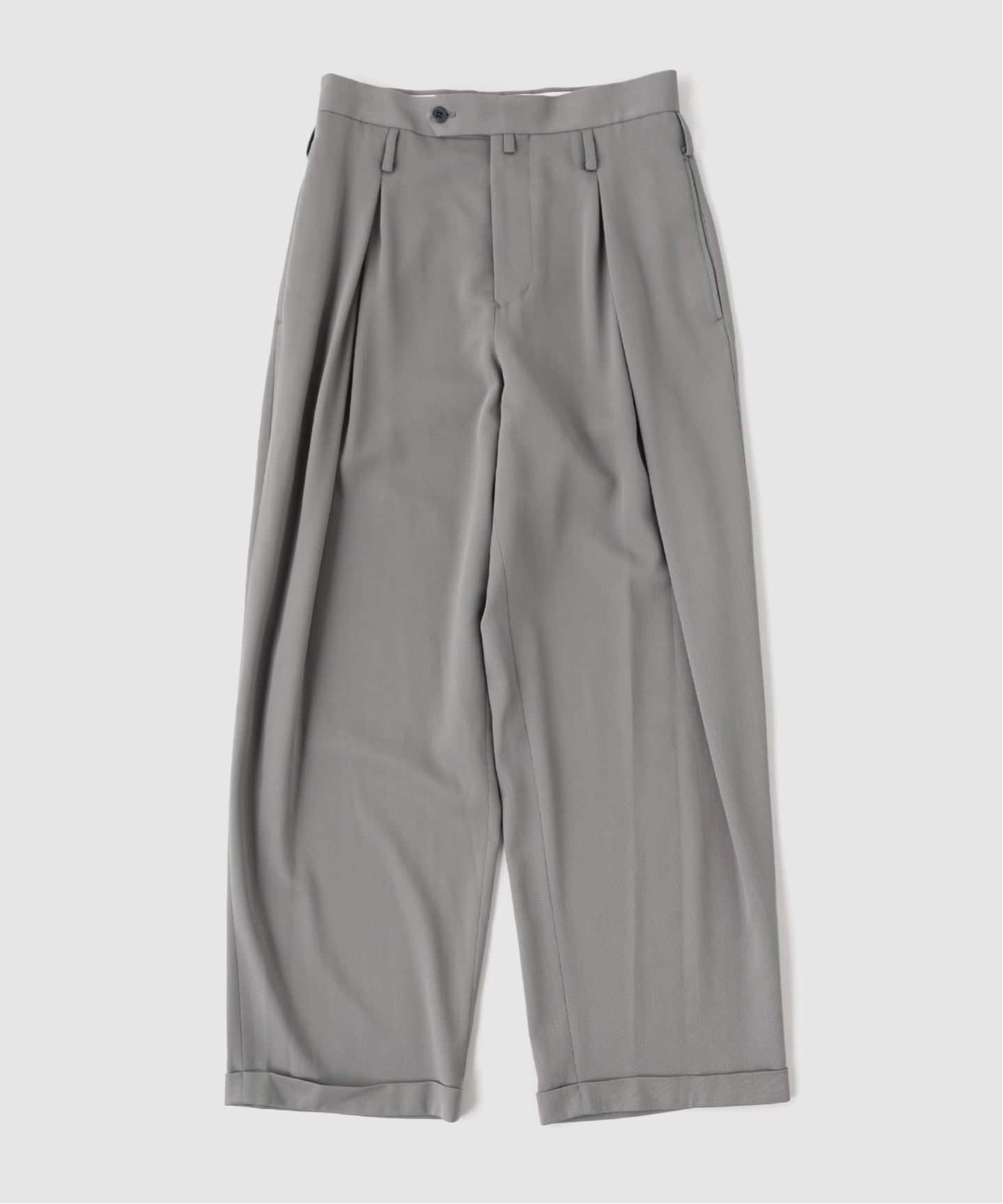BERNARD ZINS / ベルナール ザンス BAC - T/W GLENCHECK（スラックス