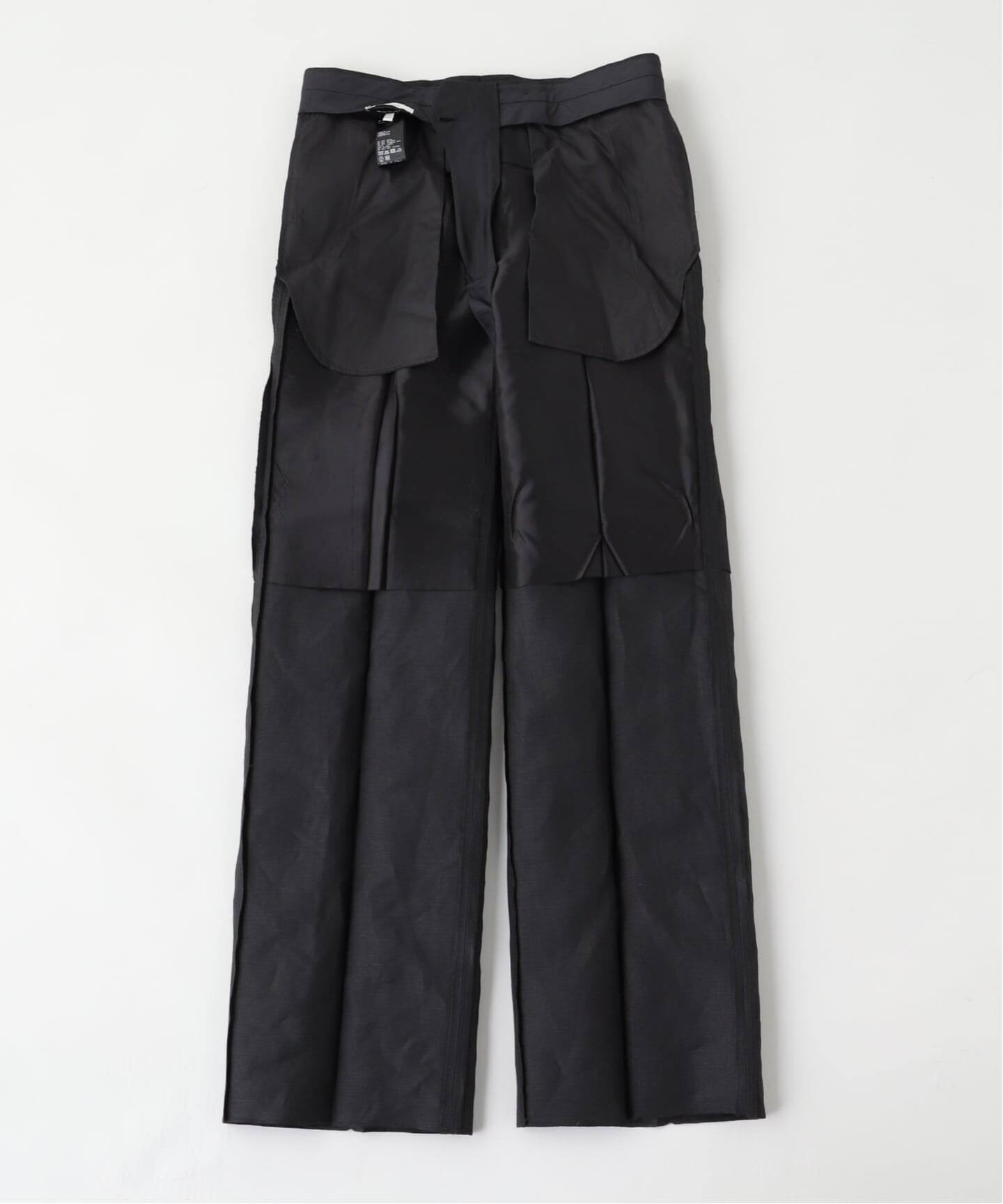 HUSBANDS（ハズバンズ） WIDE TROUSERS IN LINEN（スラックス