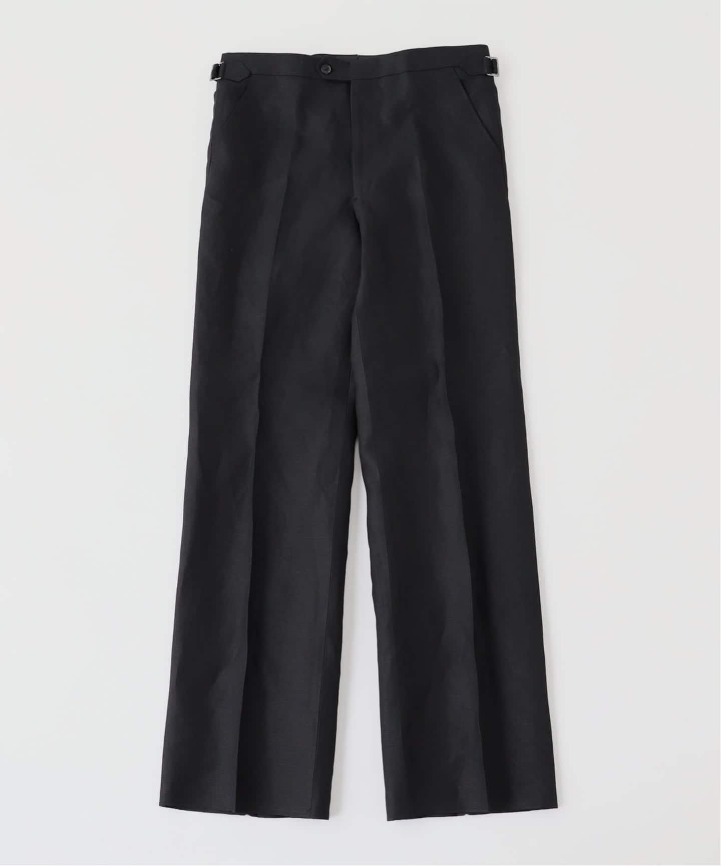 HUSBANDS（ハズバンズ） WIDE TROUSERS IN LINEN（スラックス