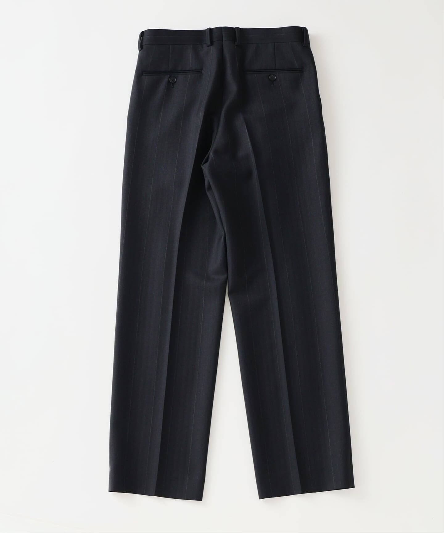 AURALEE (オーラリー) BLUEFACED WOOL TWO-TUCK SLACKS（スラックス