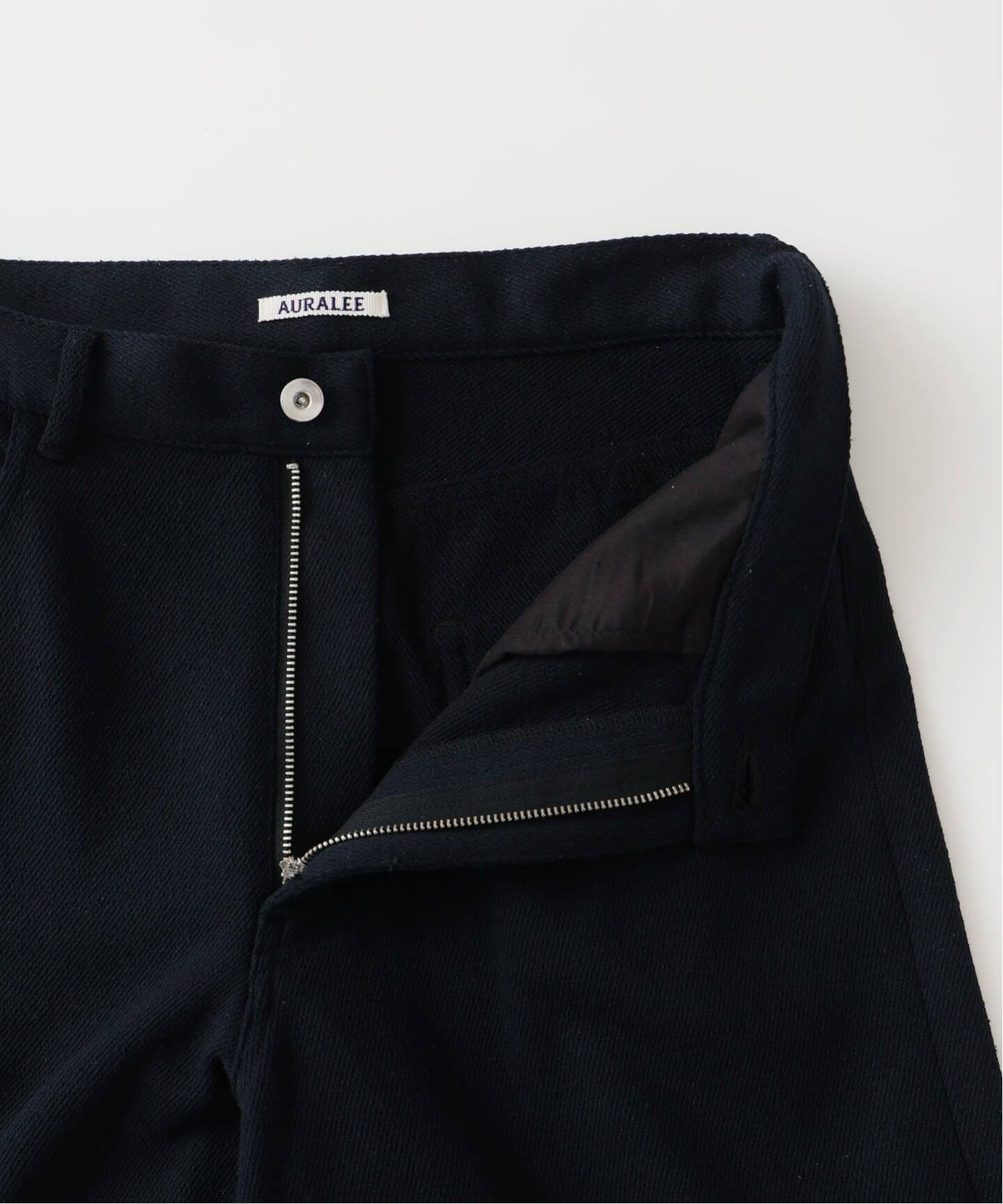 AURALEE (オーラリー) SILK NEP DENIM 5P WIDE PANTS(スラックス AURALEE (オーラリー) SILK NEP DENIM 5P WIDE PANTS(スラックス