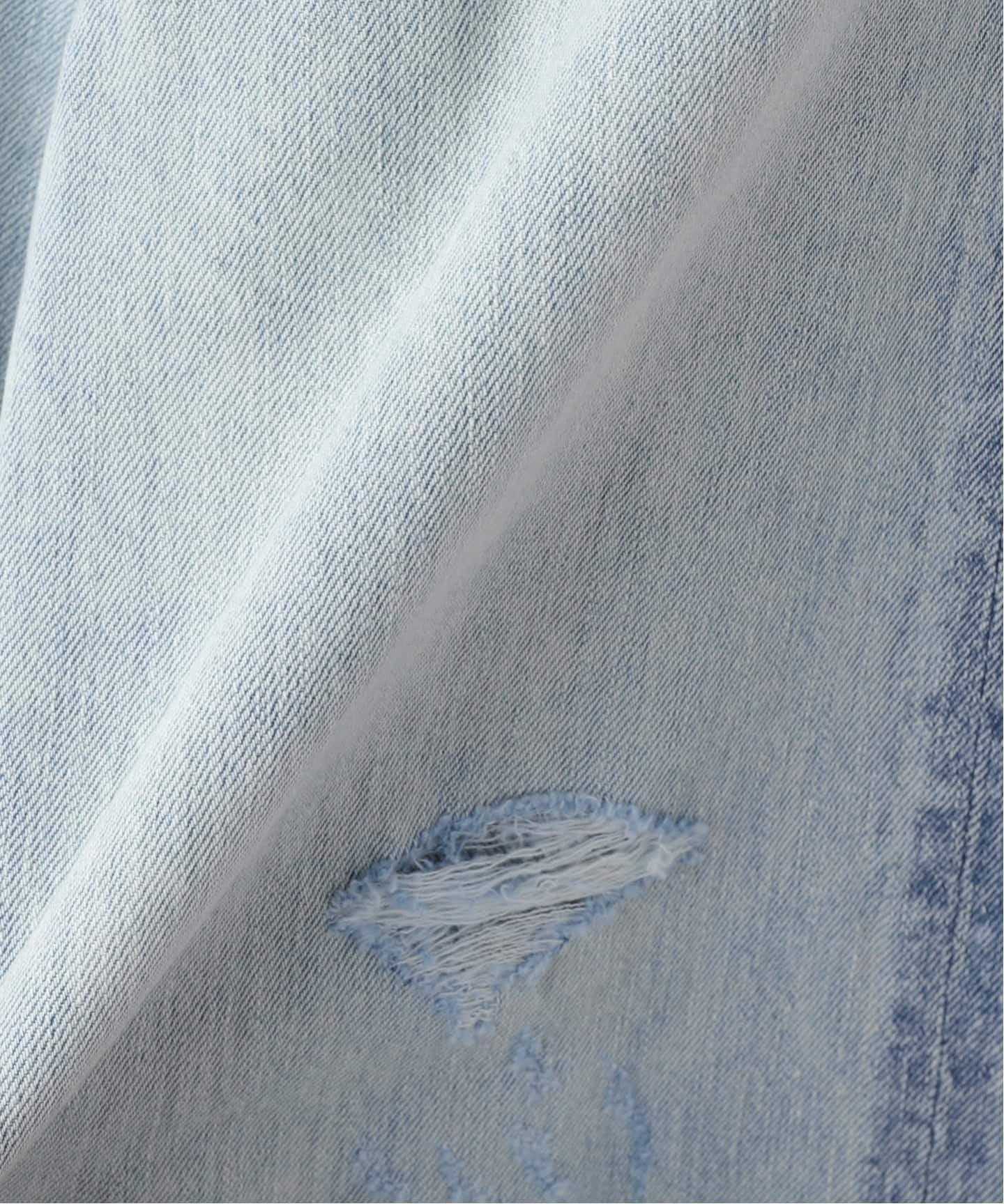 AURALEE (オーラリー) FADED SELVEDGE LIGHT DENIM PANT（デニムパンツ