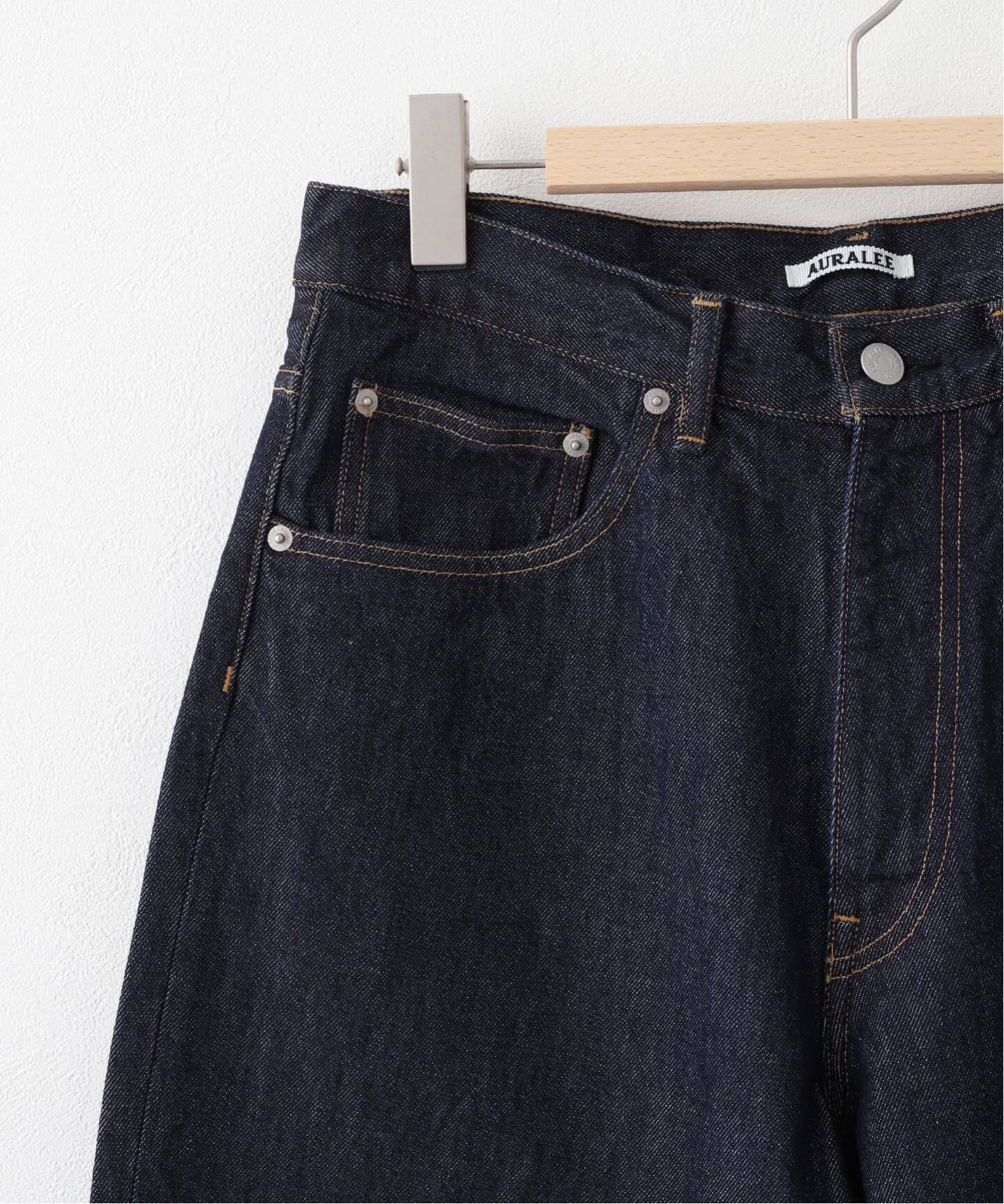 AURALEE (オーラリー) HARD TWIST DENIM WIDE PANTS（デニムパンツ 