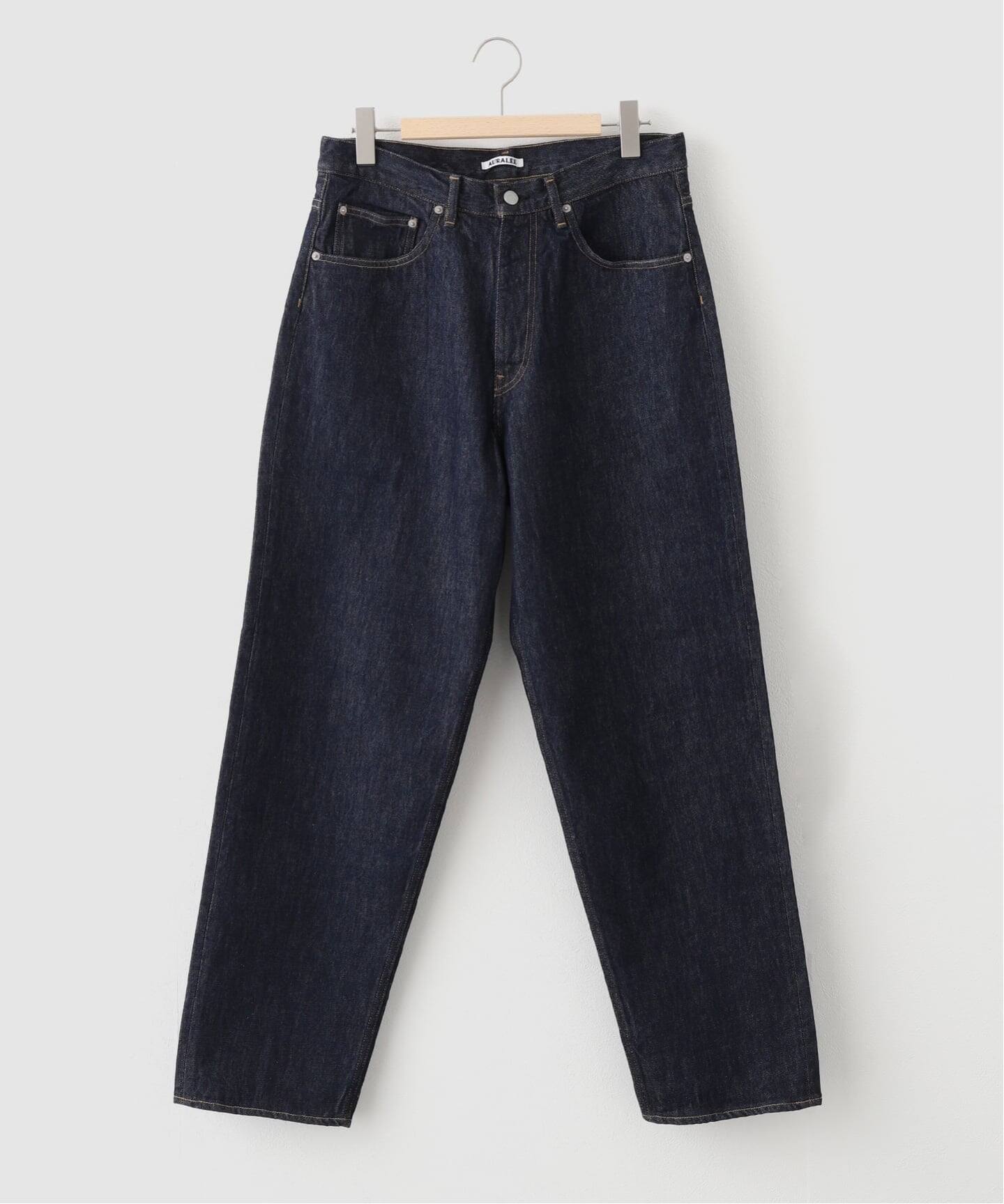 AURALEE (オーラリー) HARD TWIST DENIM WIDE PANTS（デニムパンツ 