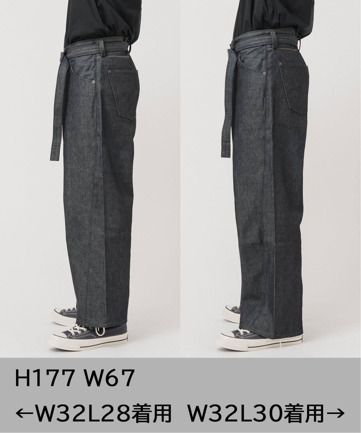 LEVI'S TWISTED BELTED デニムパンツ W30 L28 予約》LEVI'S(R)/リーバイス(R) 別注 TWISTED BELTED デニムパンツ
