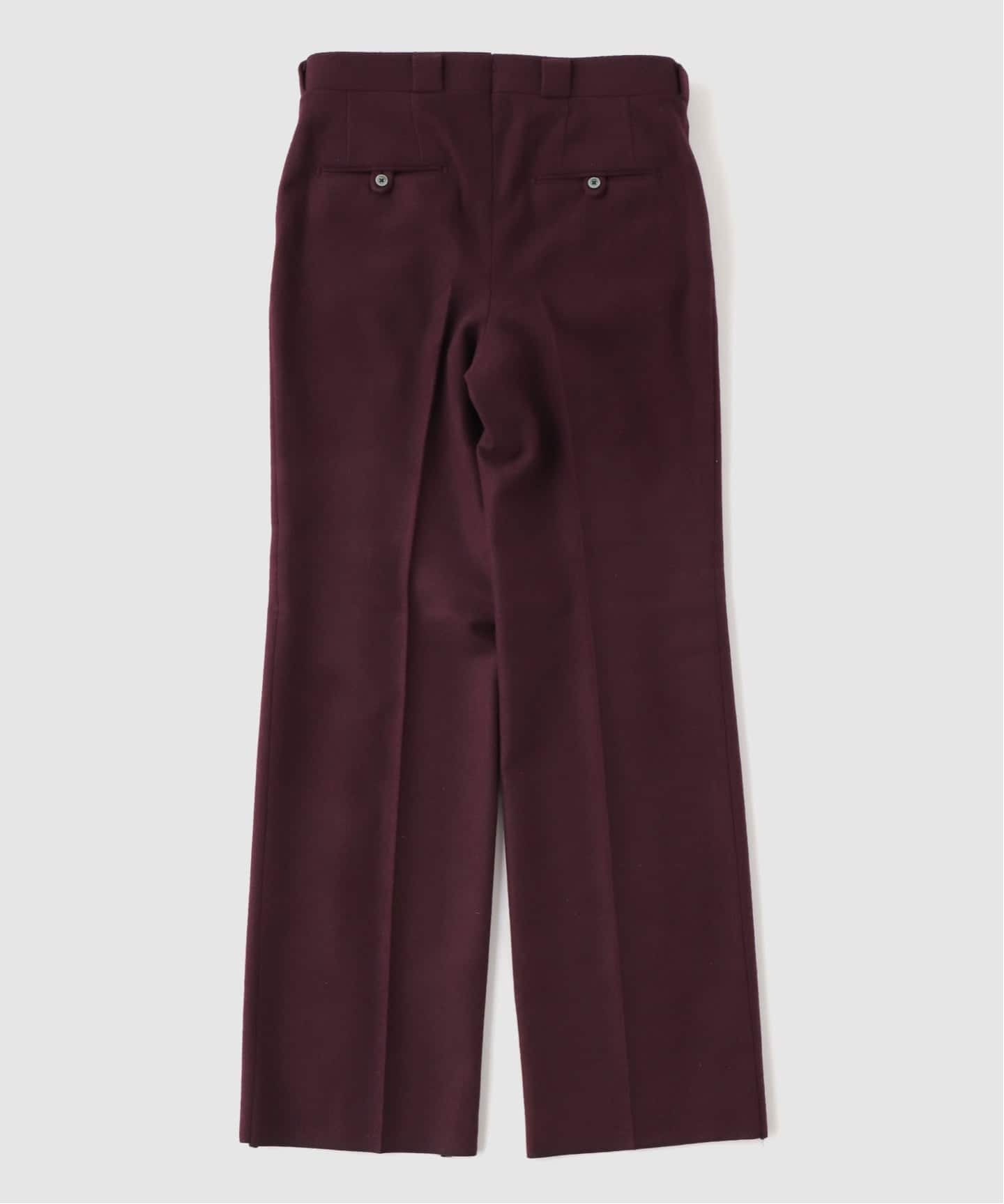 Fumiya Hirano THE TROUSERS スラックス （サイズ38） Fumiya Hirano(フミヤヒラノ) 別注 Bloomsbury Melton Trousers