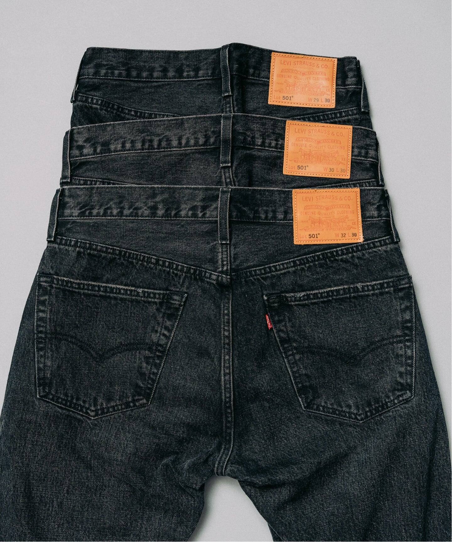 再予約》LEVI'S(R)/リーバイス(R) 別注 BIG E 501(R) BLACK L30