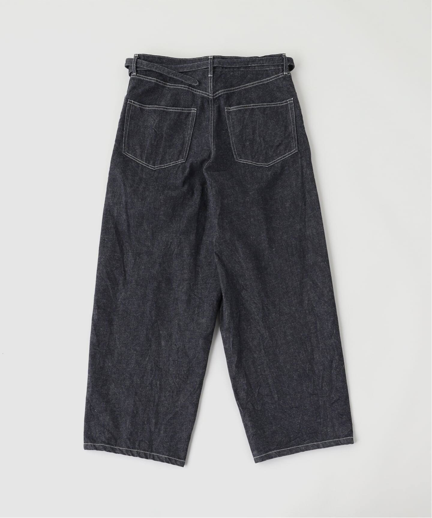 blurhms（ブラームス）12.9oz Denim Bias Belted Pants（デニムパンツ