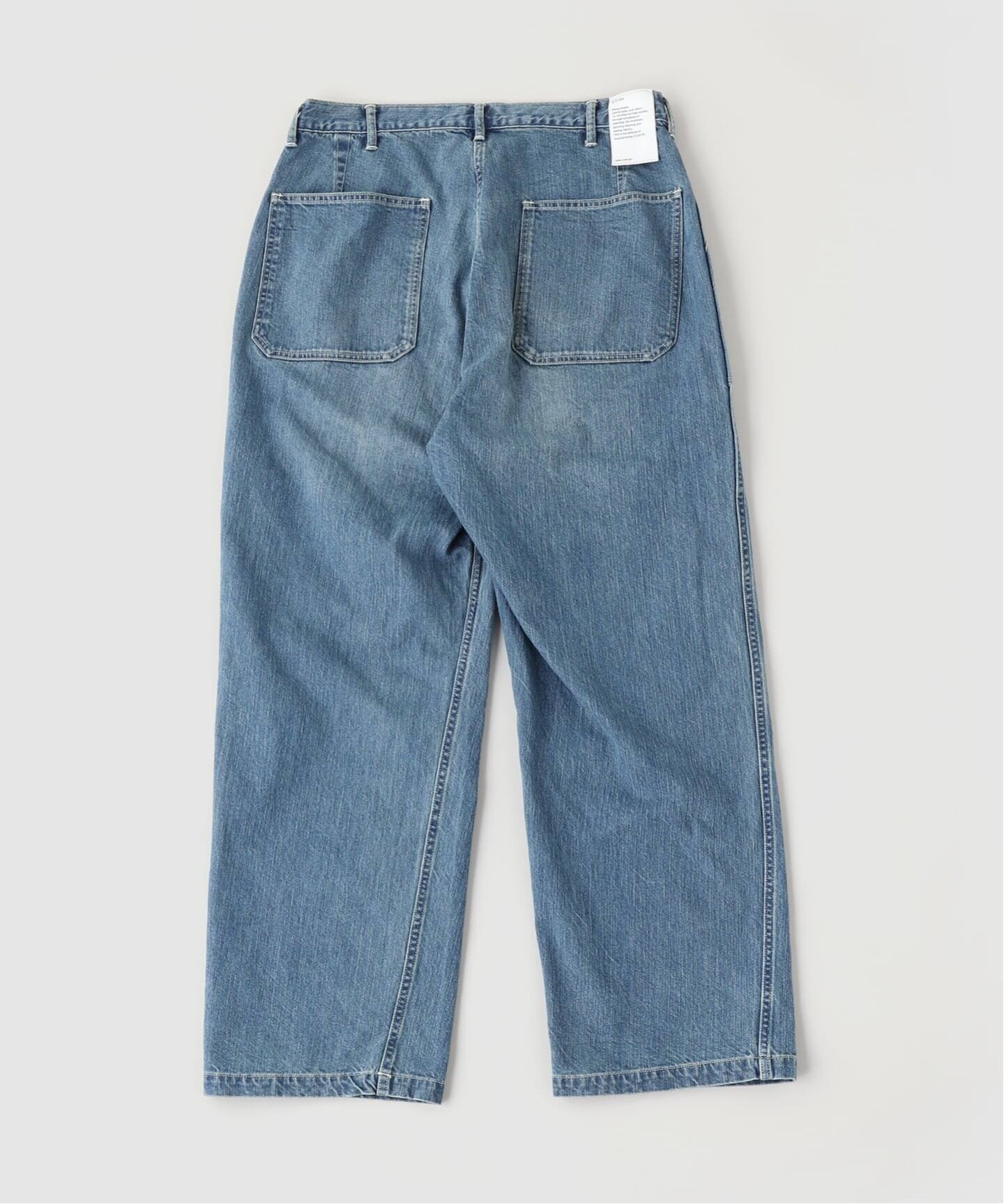CIOTA (シオタ) DENIM BAKER PANTS Medium Blue（デニムパンツ 