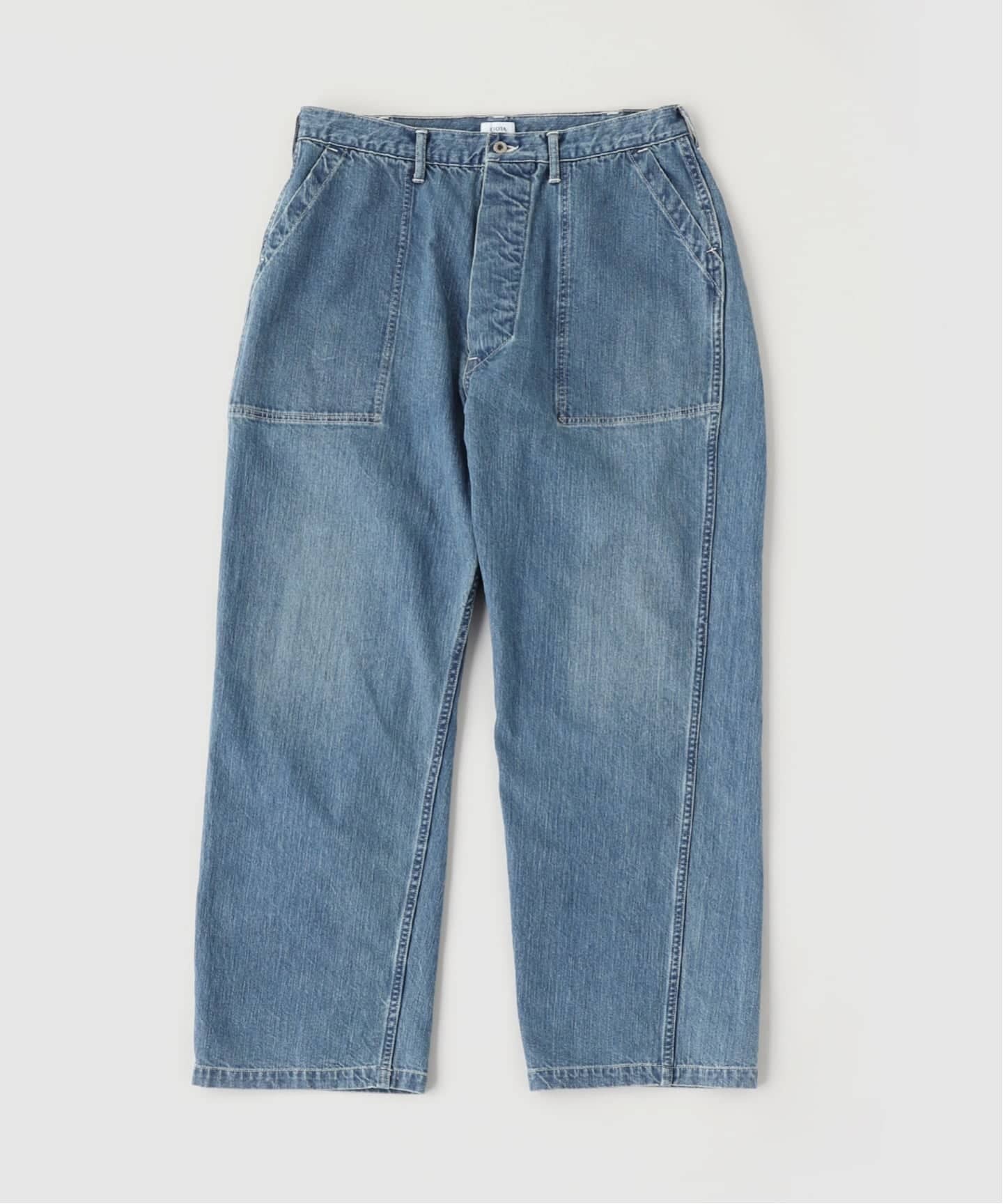 CIOTA (シオタ) DENIM BAKER PANTS Medium Blue（デニムパンツ